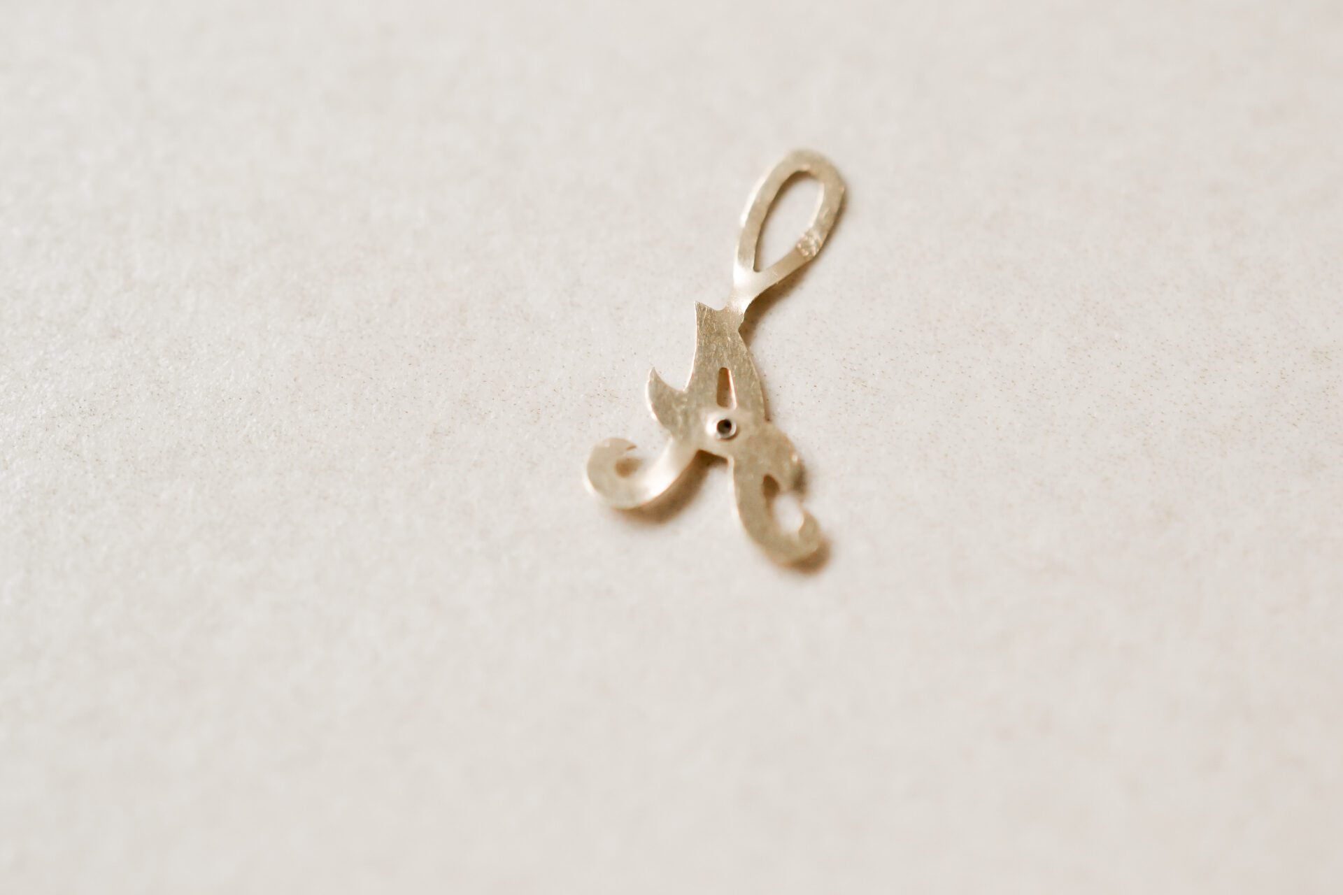 Pendentif A en Or jaune