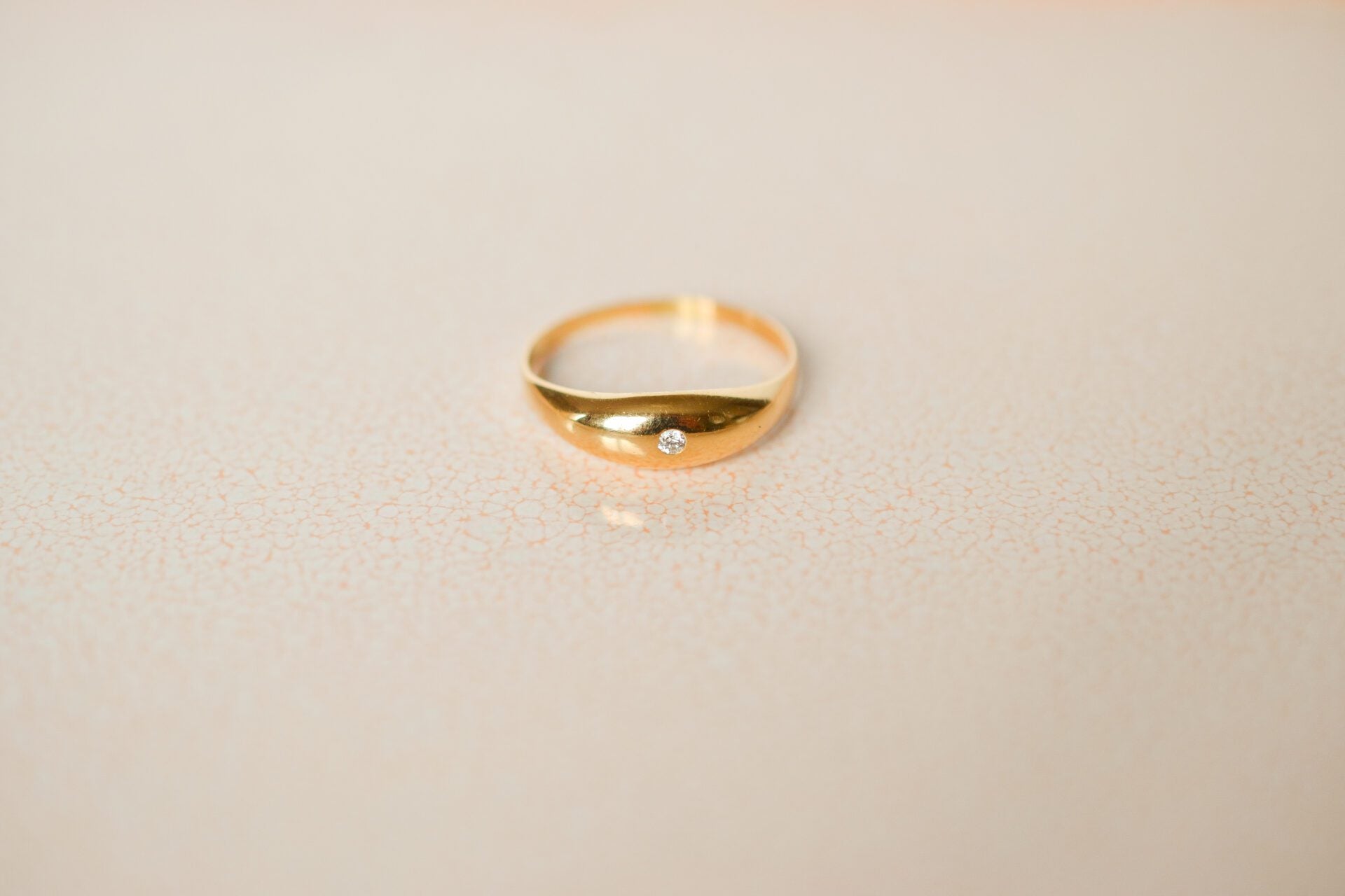 Jonc Anglais Diamant et Or jaune