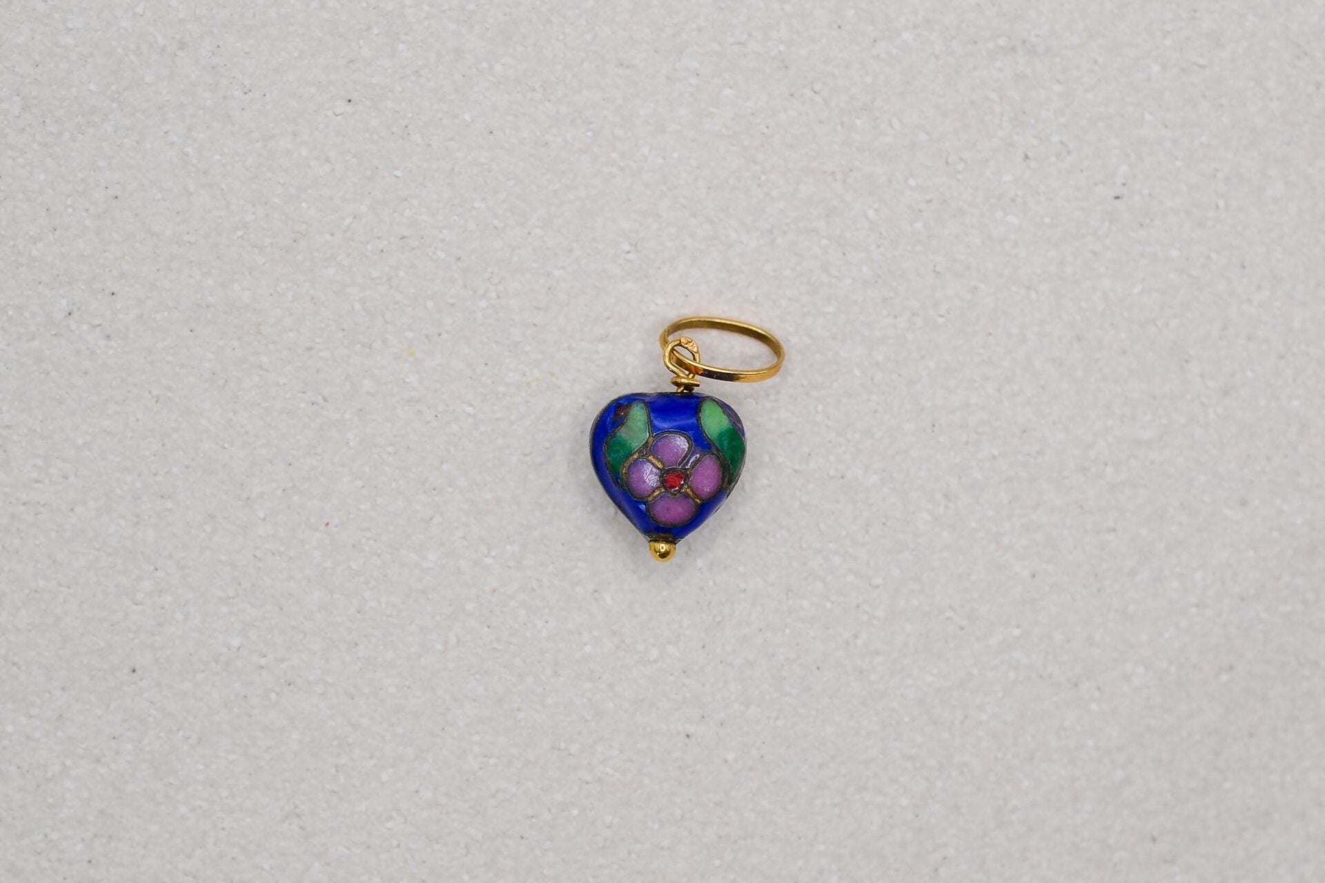 Pendentif Coeur Email