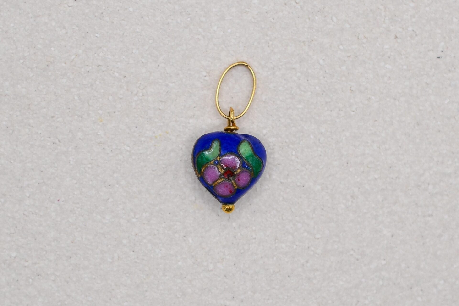 Pendentif Coeur Email