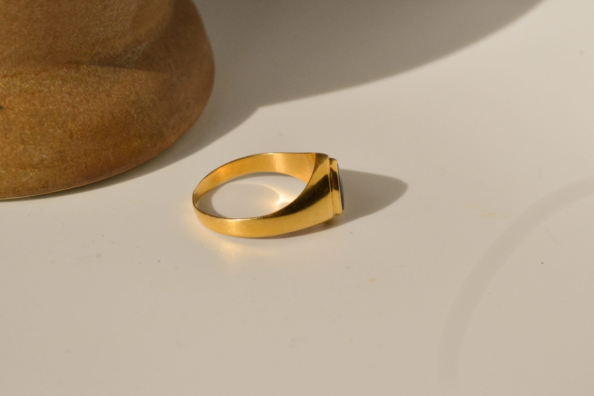 Chevalière Onyx Or jaune