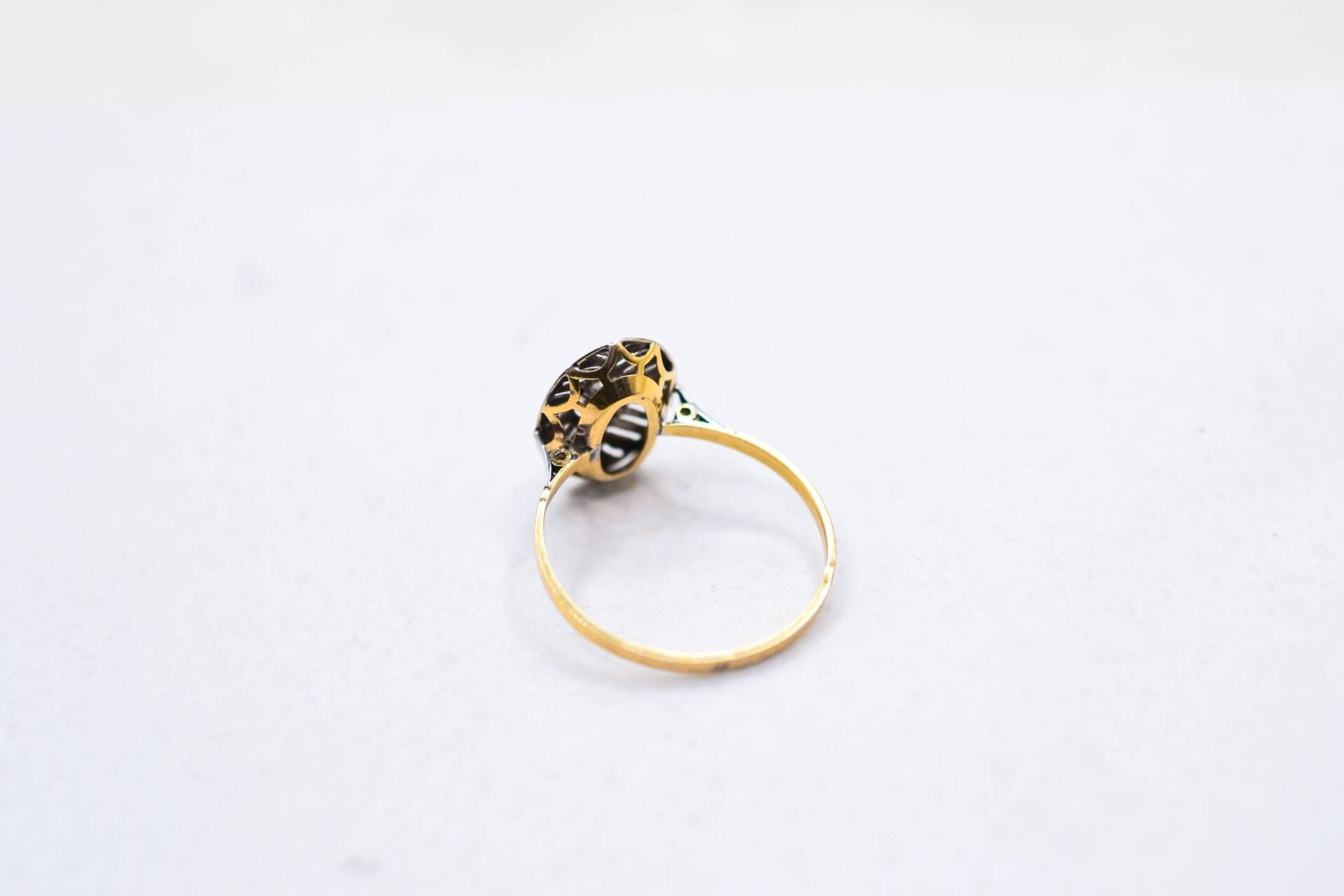 Bague 2 Ors Art Déco