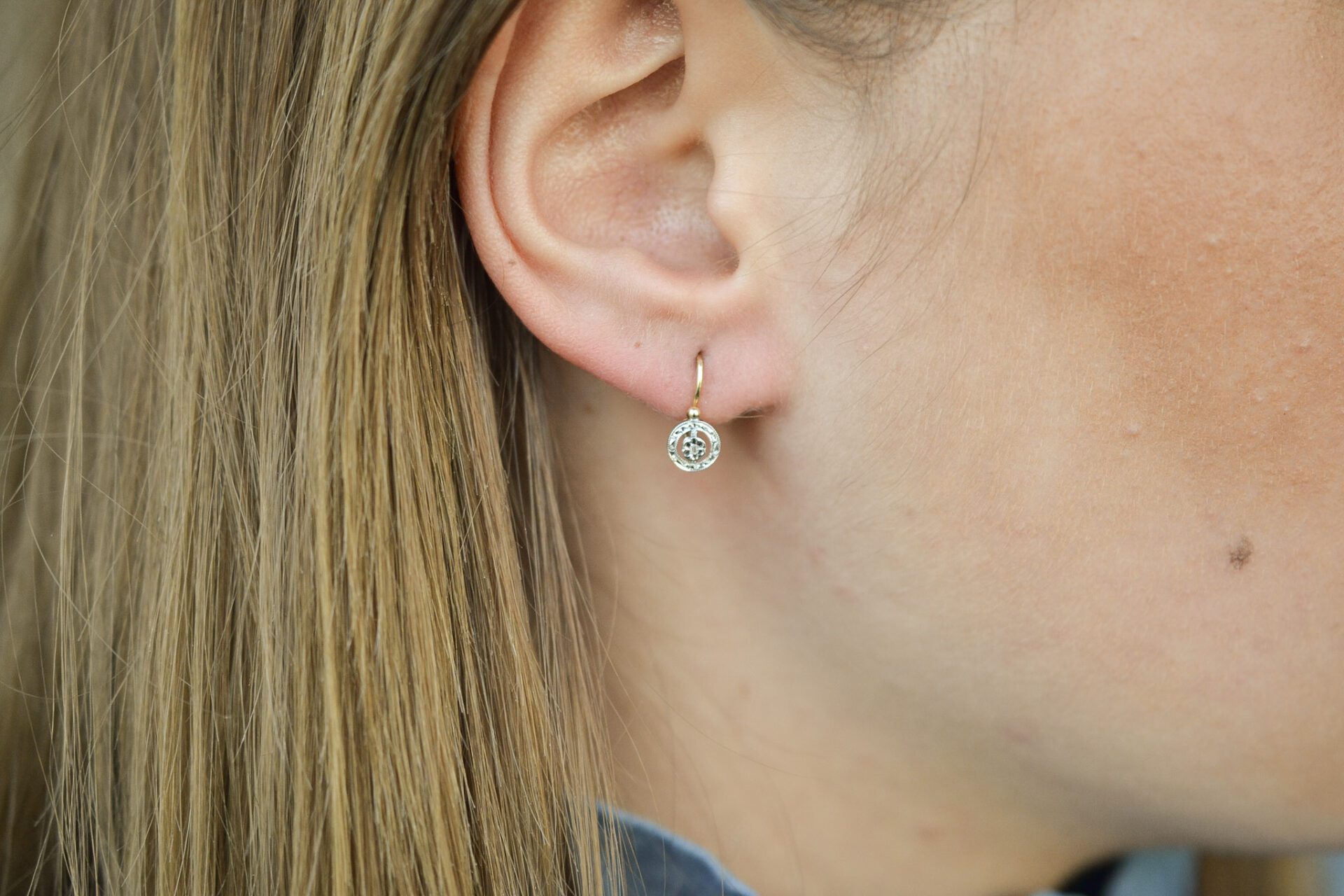 Dormeuses rondes Diamants