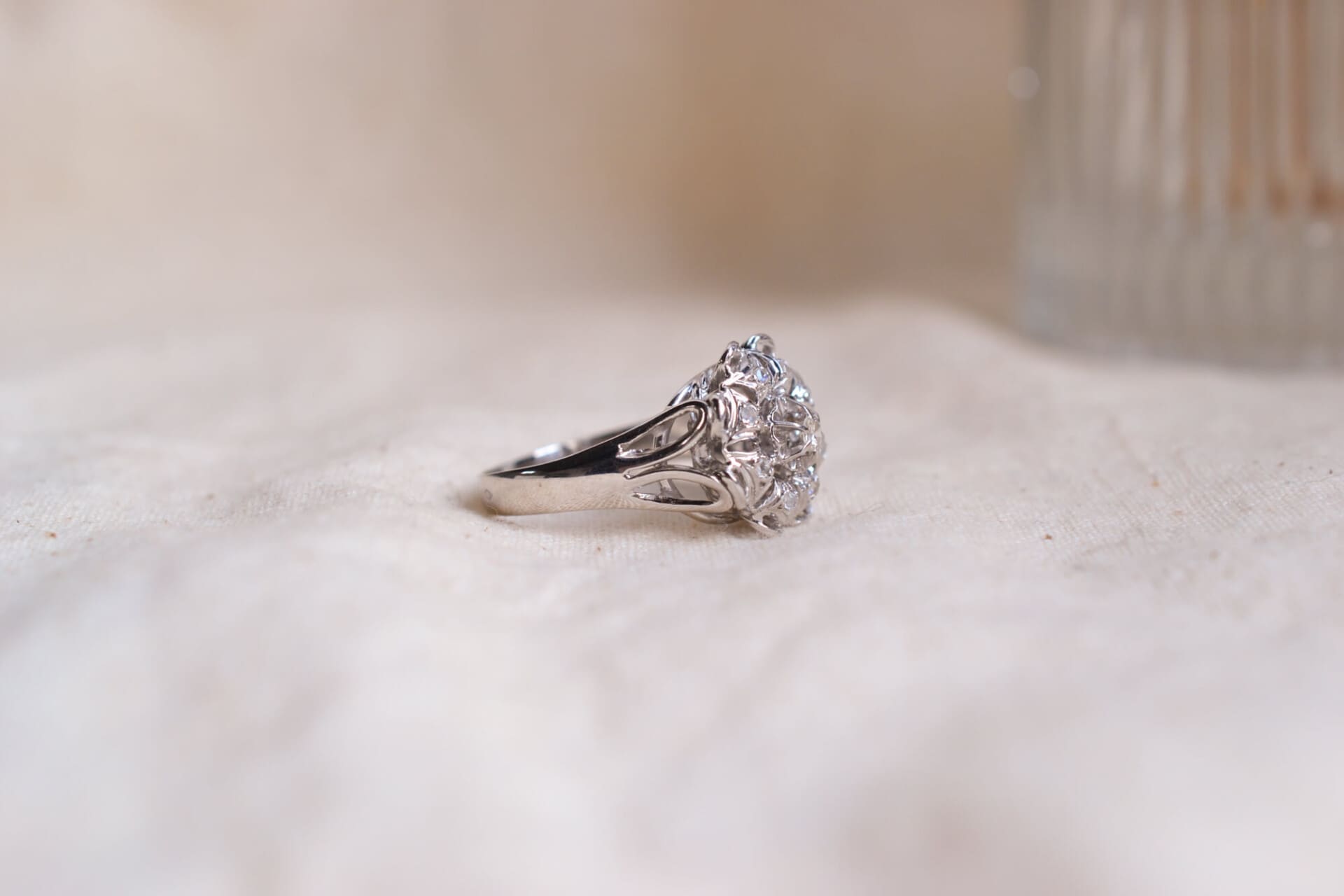 Marguerite Or blanc Diamants