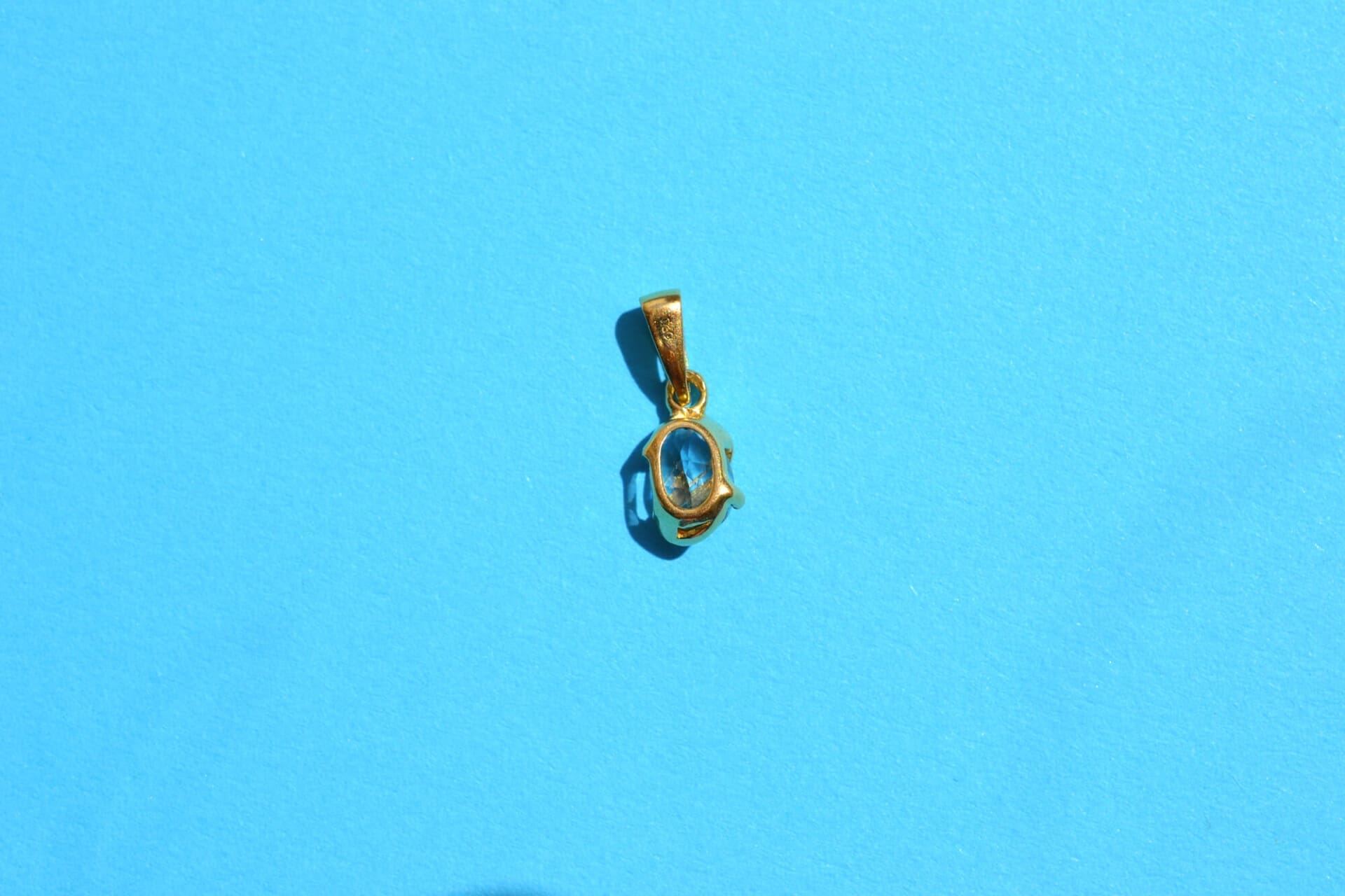 Pendentif Topaze monture S