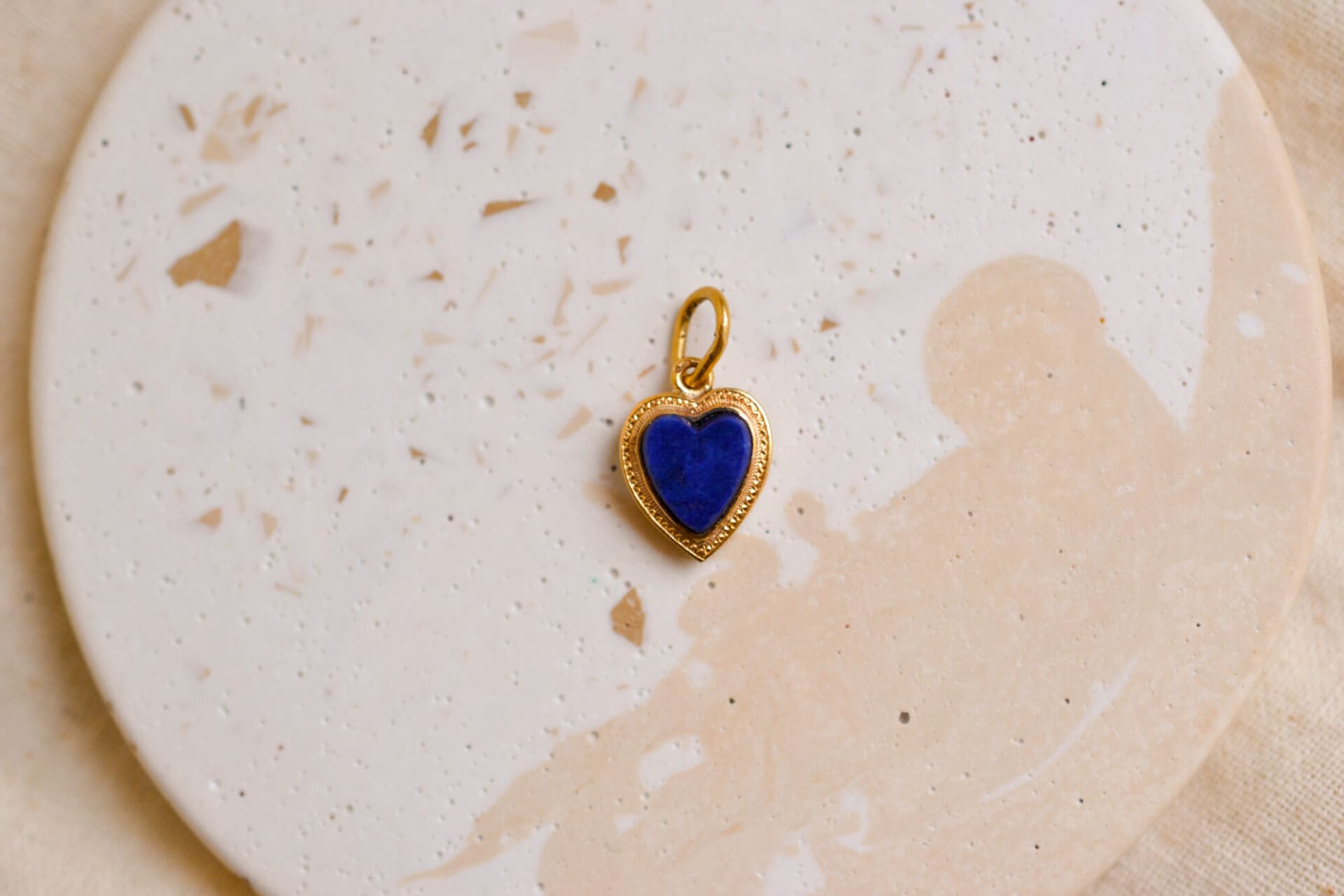 Pendentif coeur Lapis Lazuli