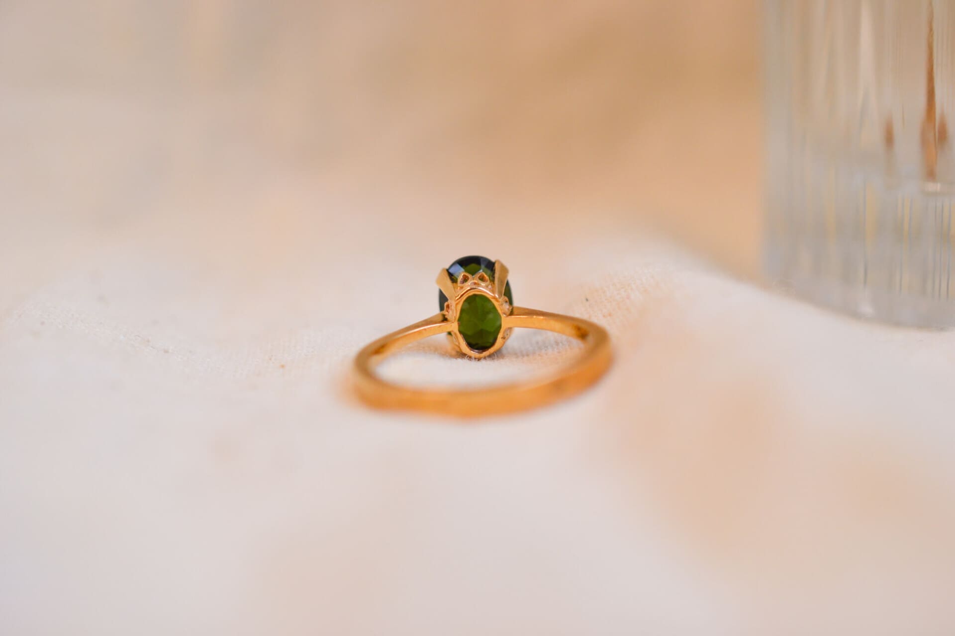 Bague Solitaire Tourmaline
