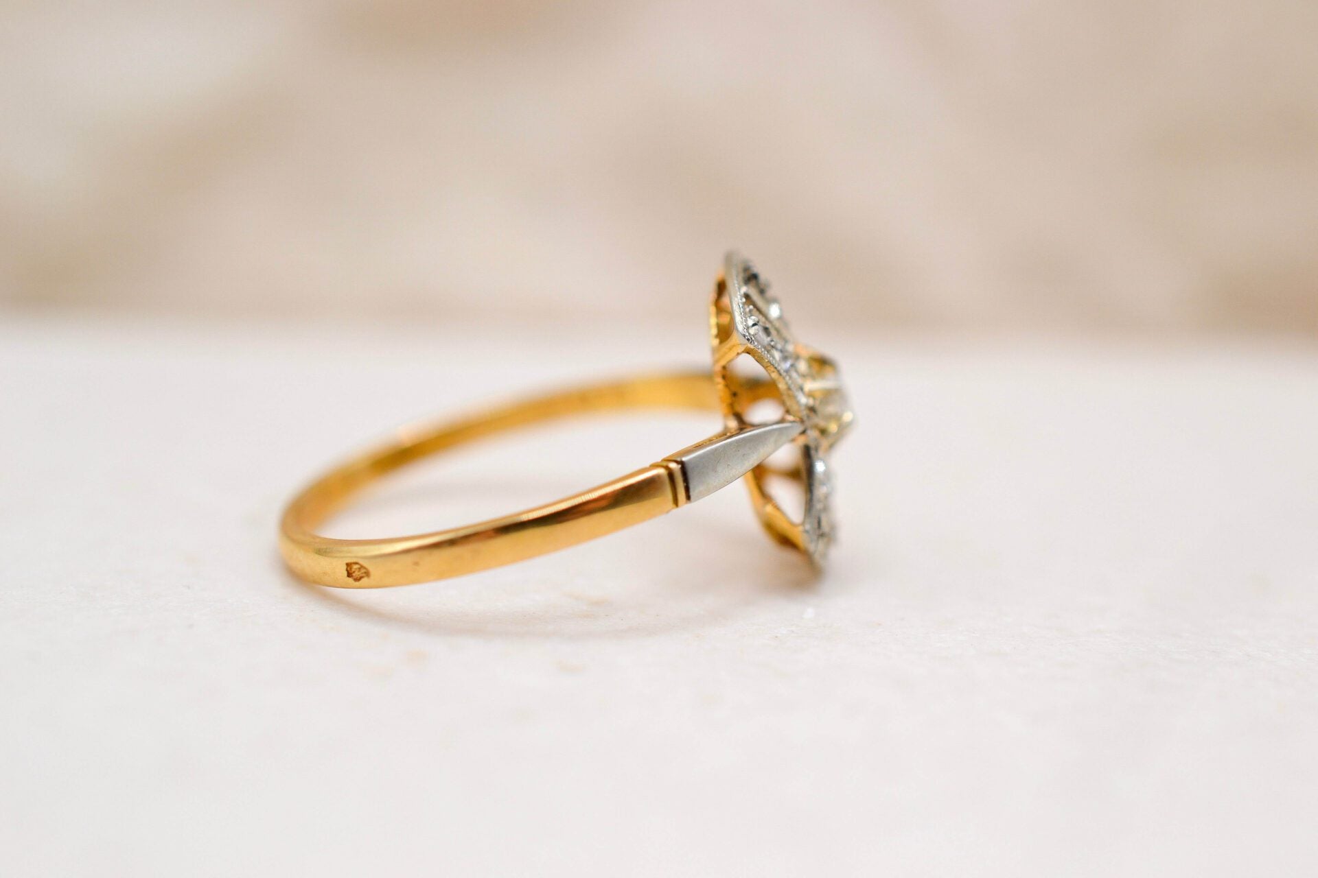 Bague Art Déco style Nœud