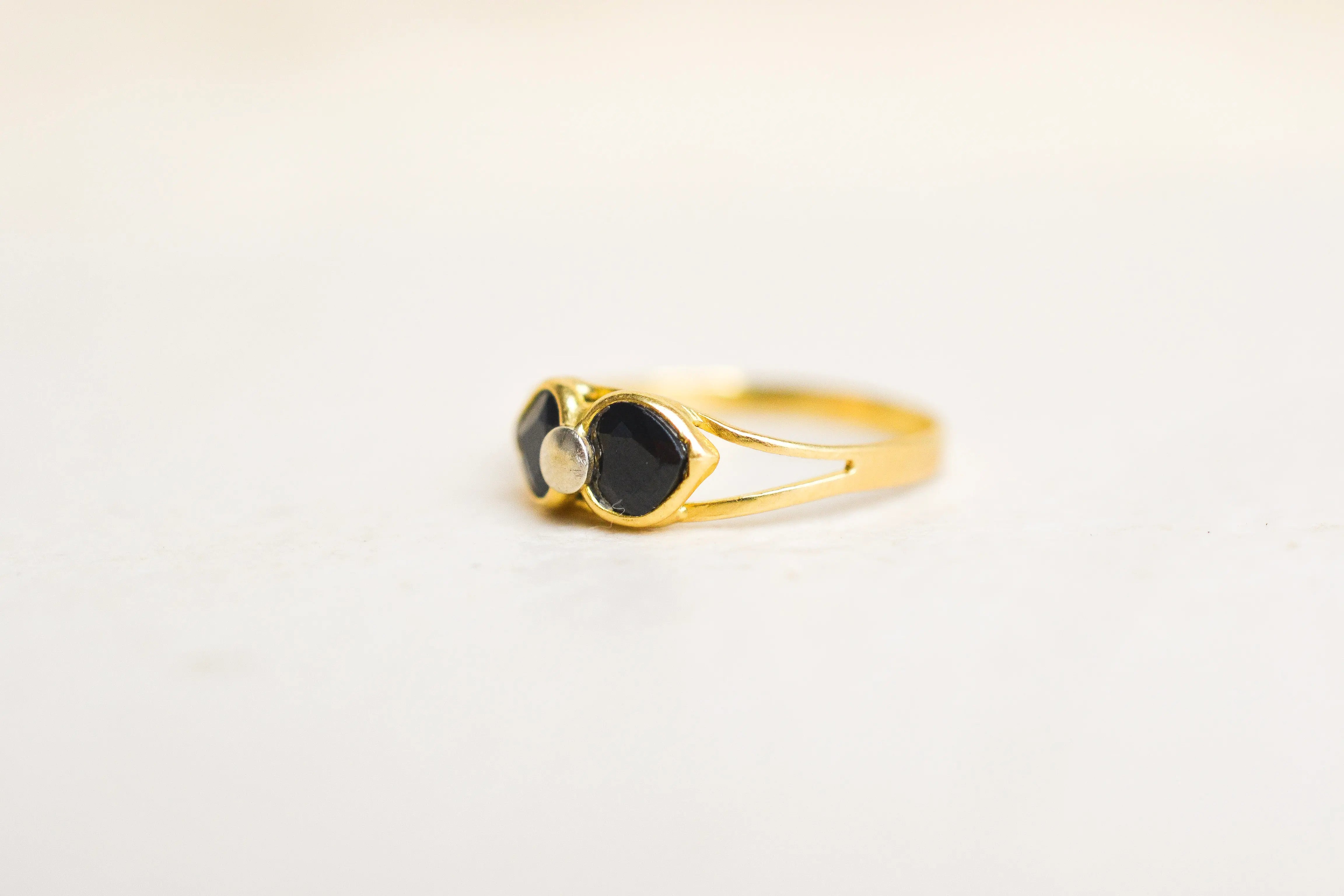 Bague  nœud Mélanite