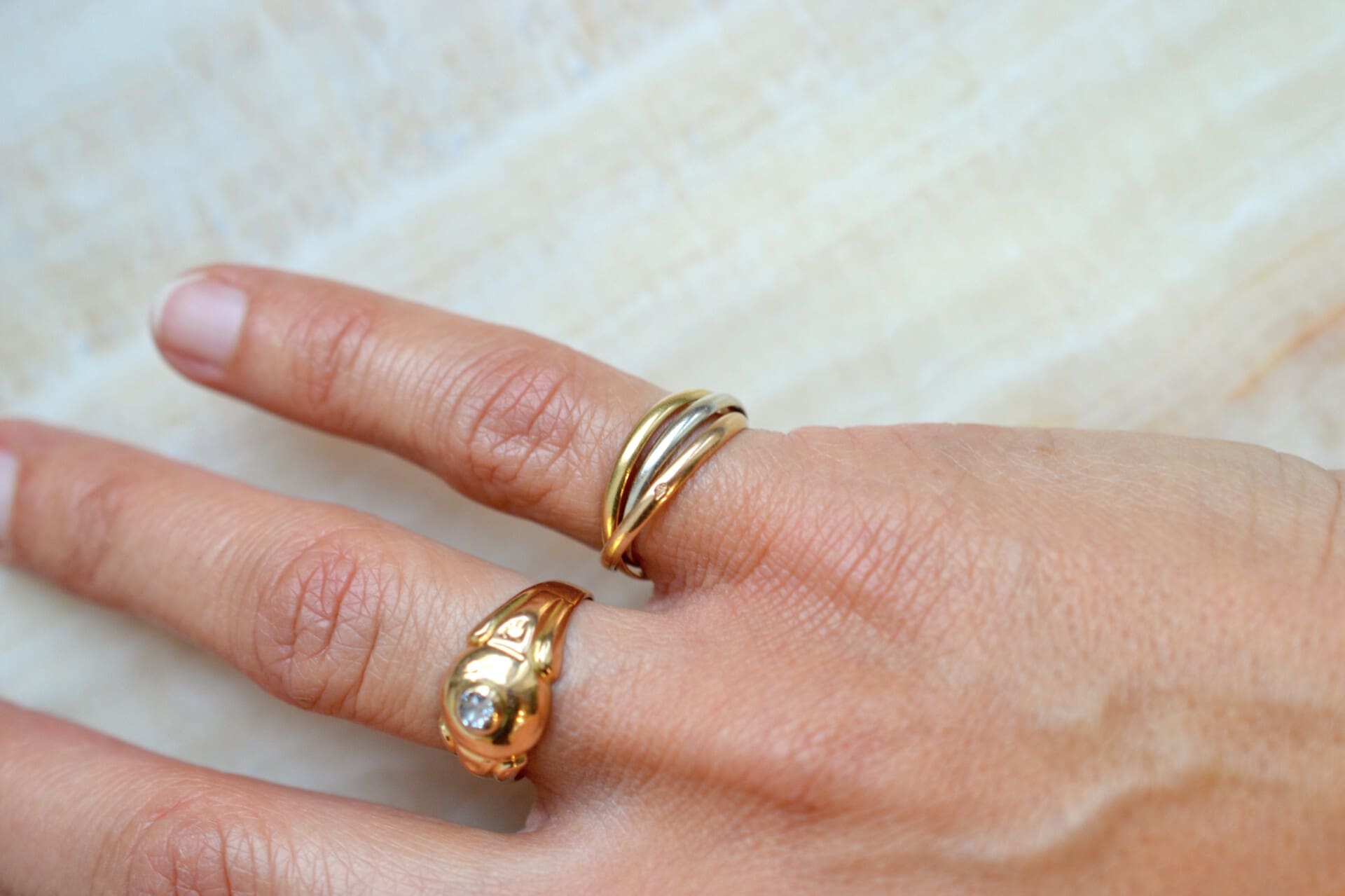 Bague trilogie 3 Ors
