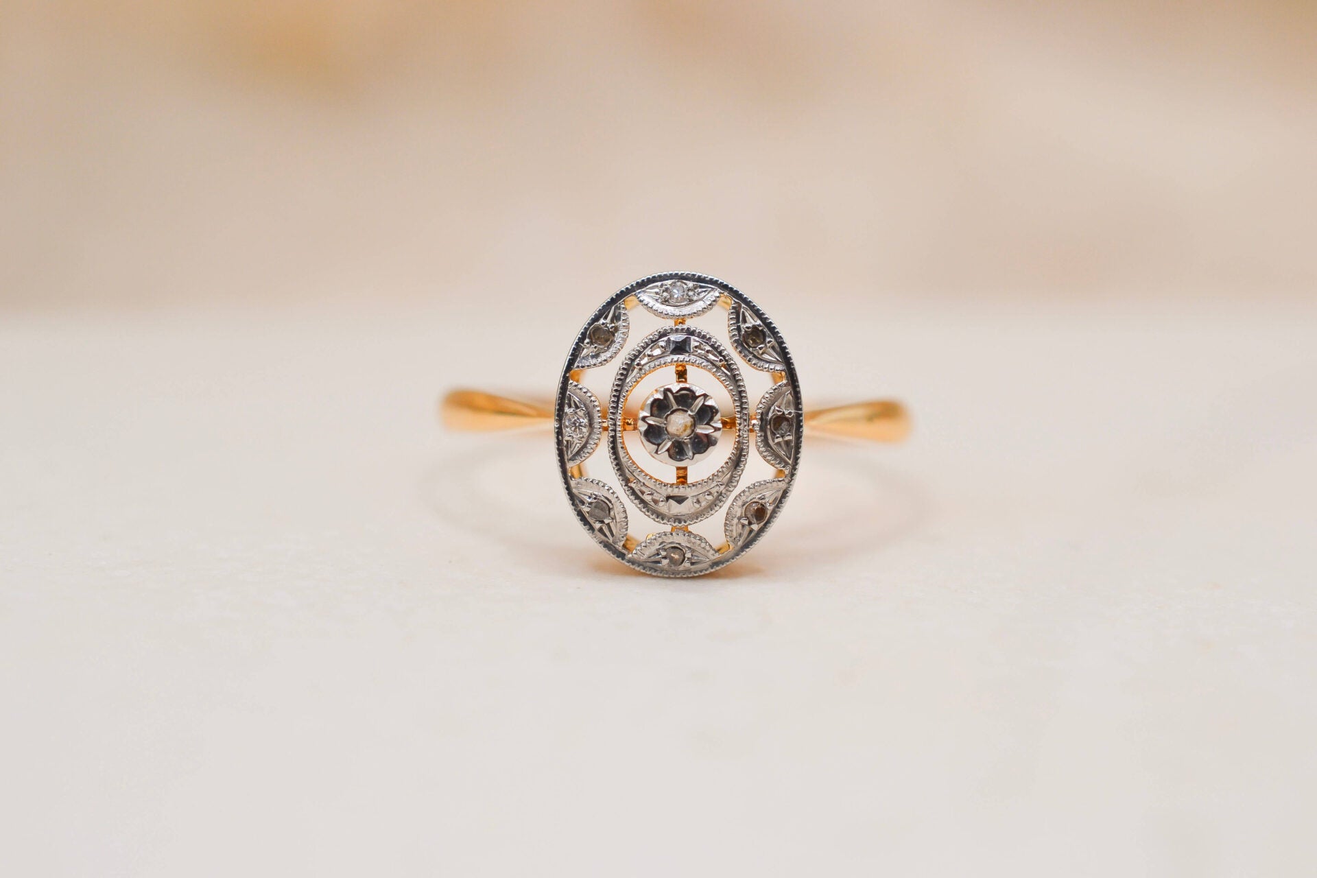 Bague Diamants Art Déco
