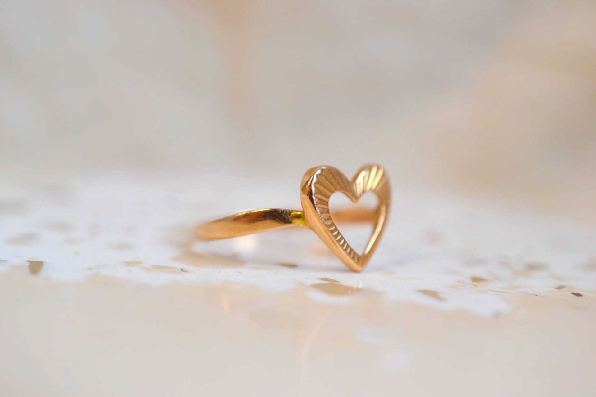 Bague coeur