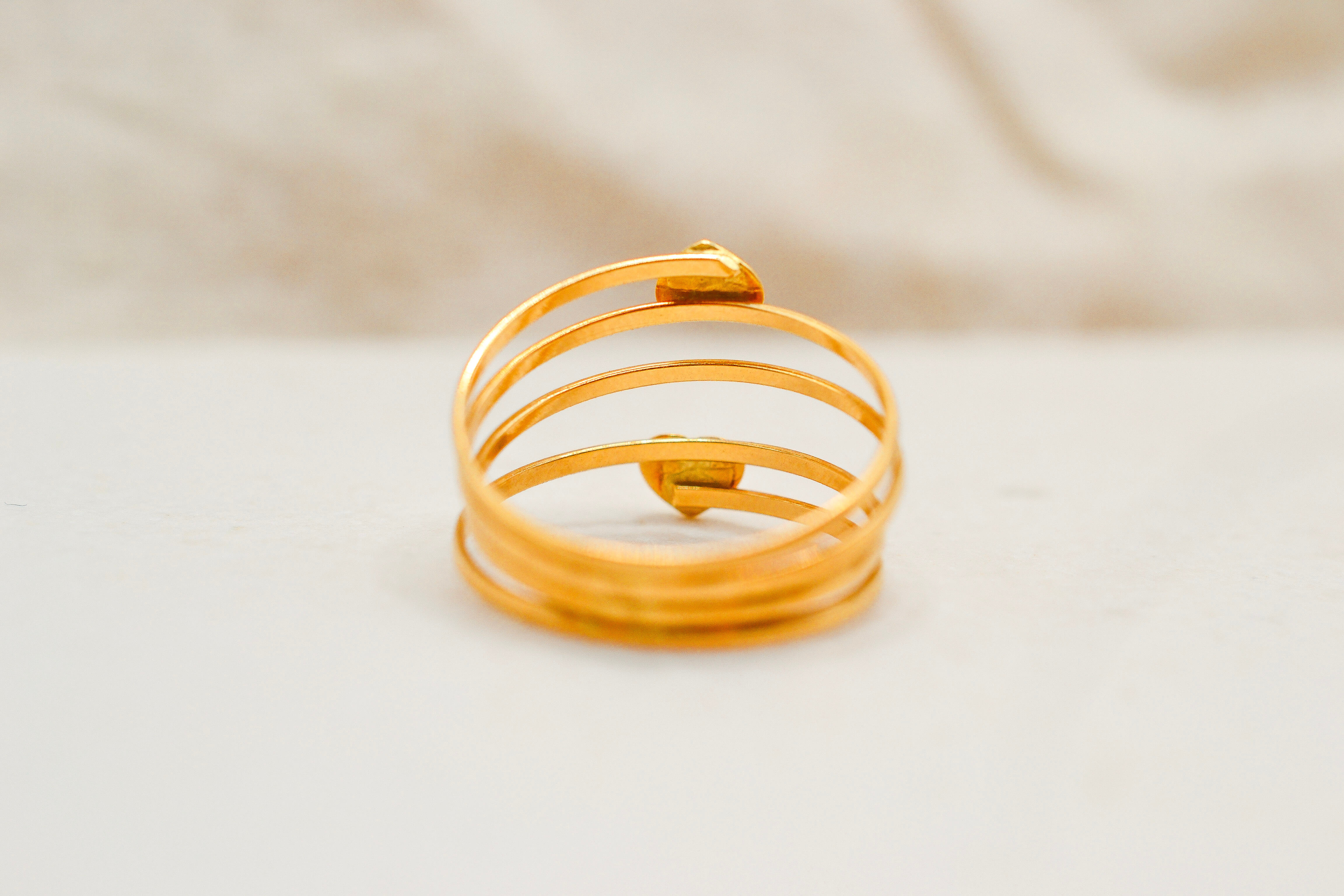 Bague multi-anneaux coeur