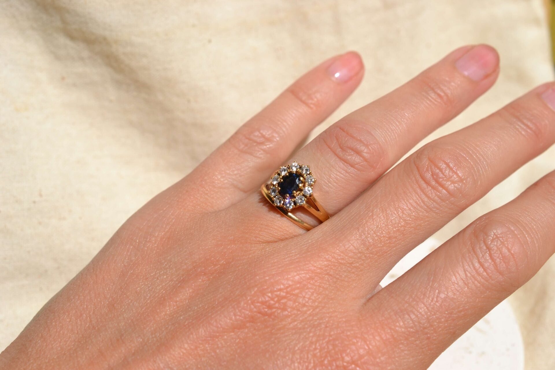 Marguerite Saphir et Diamants
