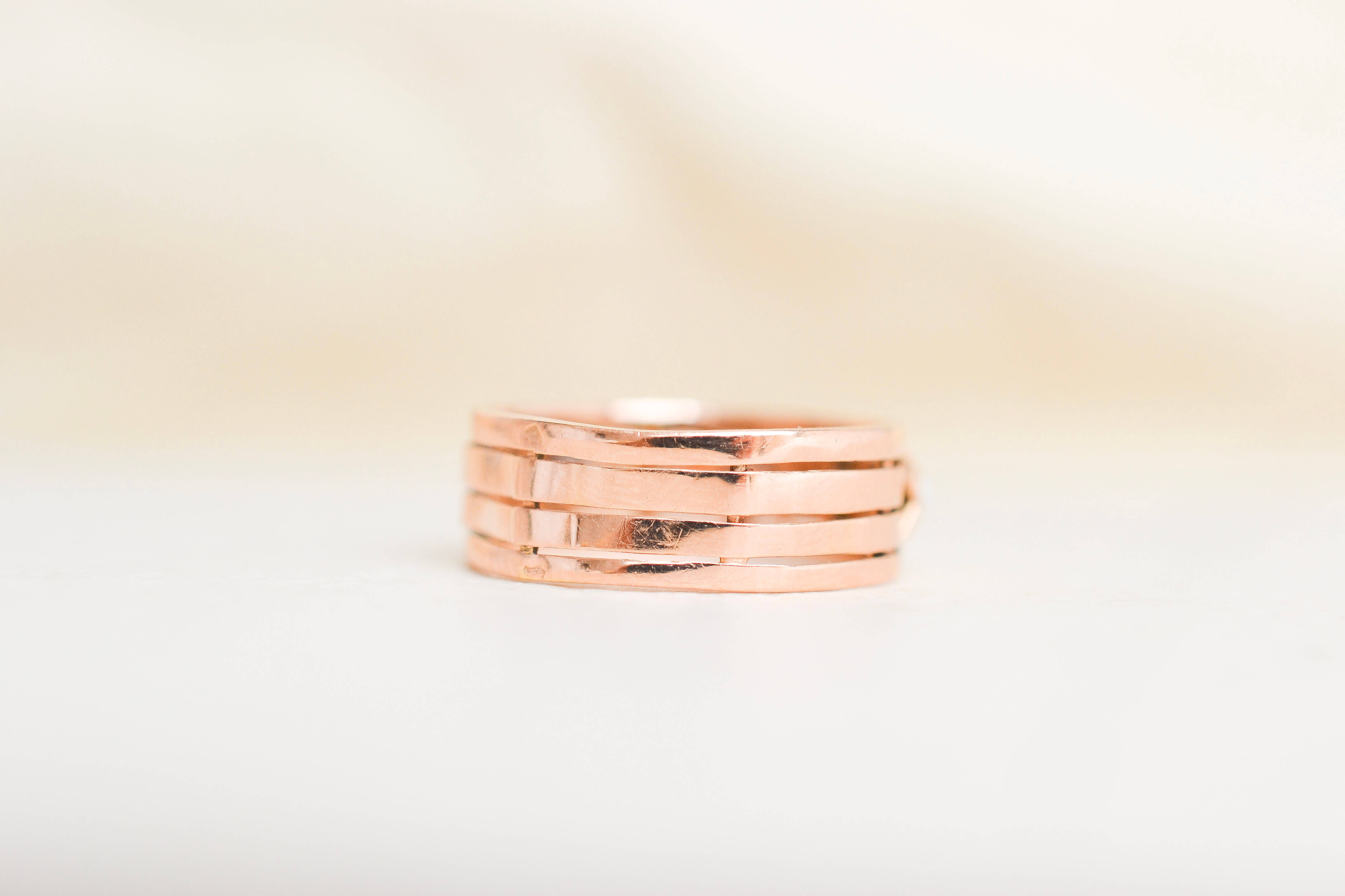 Bague bandeau Perles étoilées