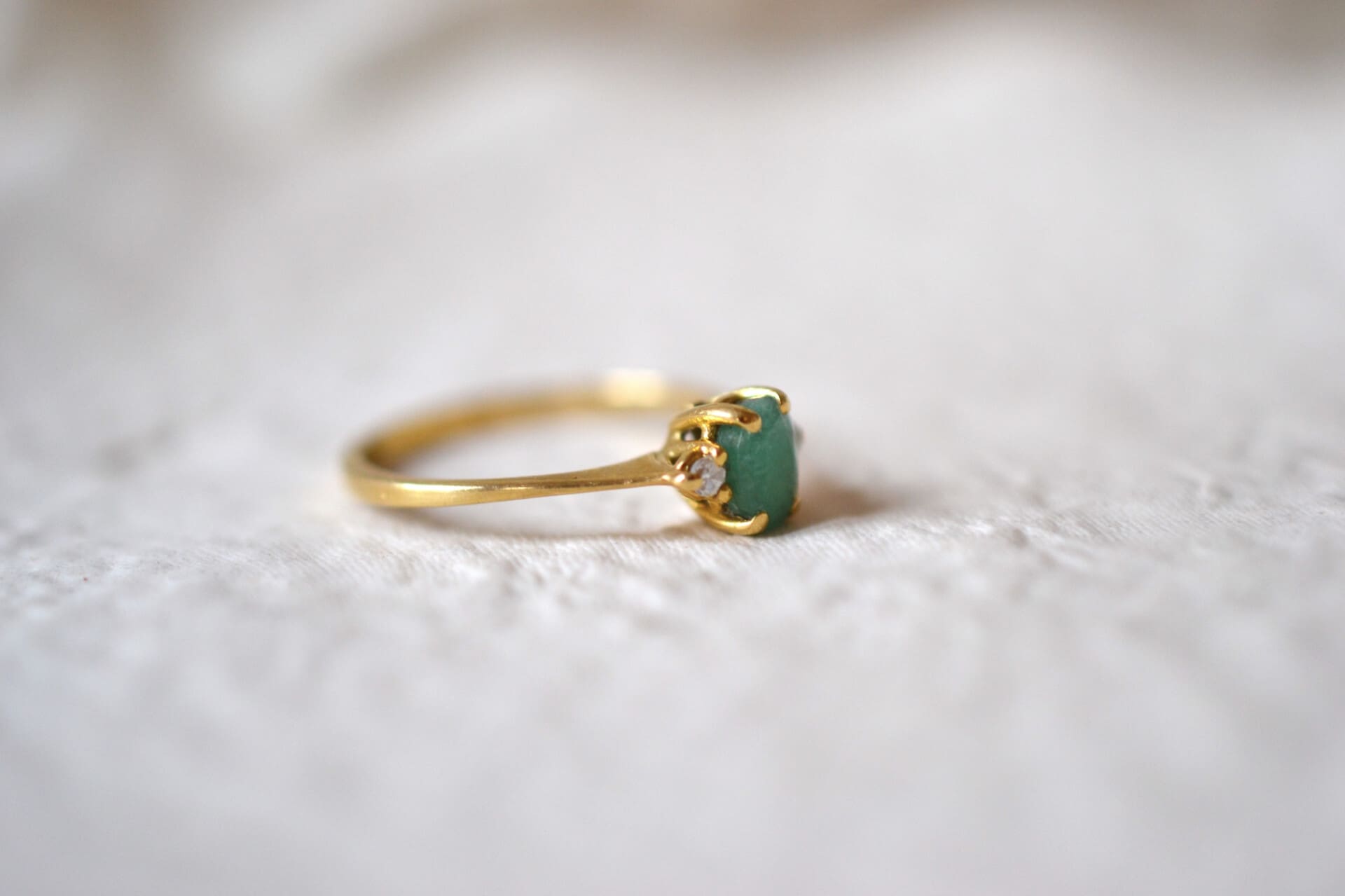 Bague Émeraude et Diamants