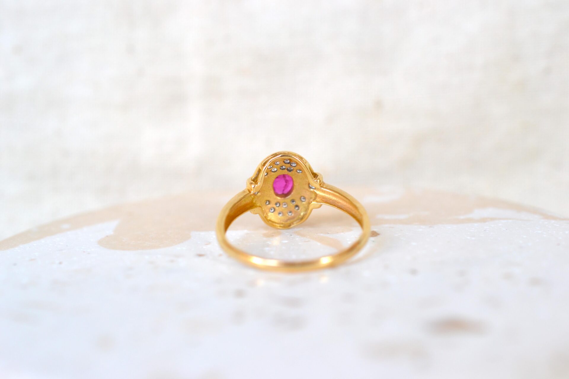 Bague Rubis et Diamants
