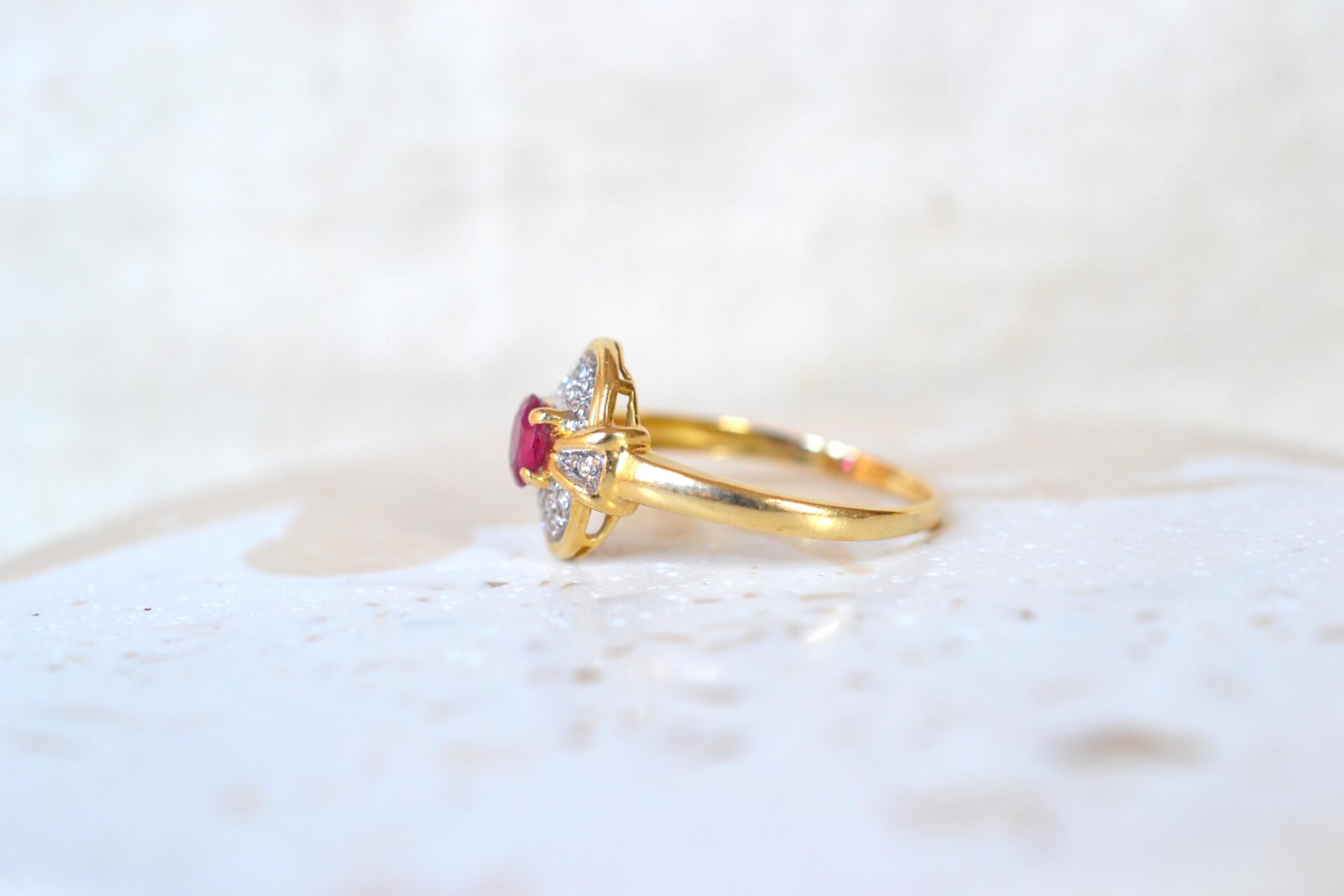 Bague Rubis et Diamants