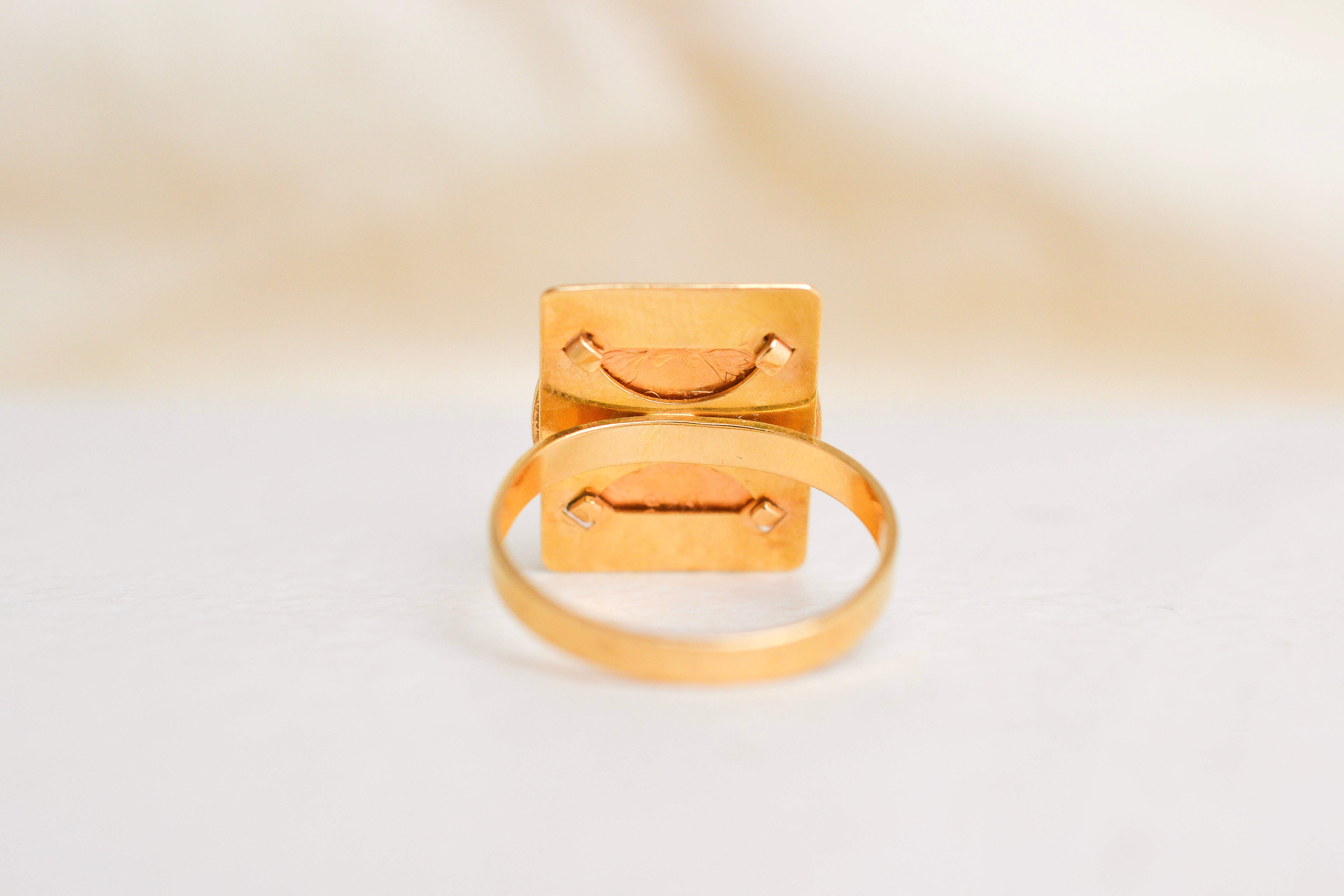 Bague pièce Dos Pesos Mexicain