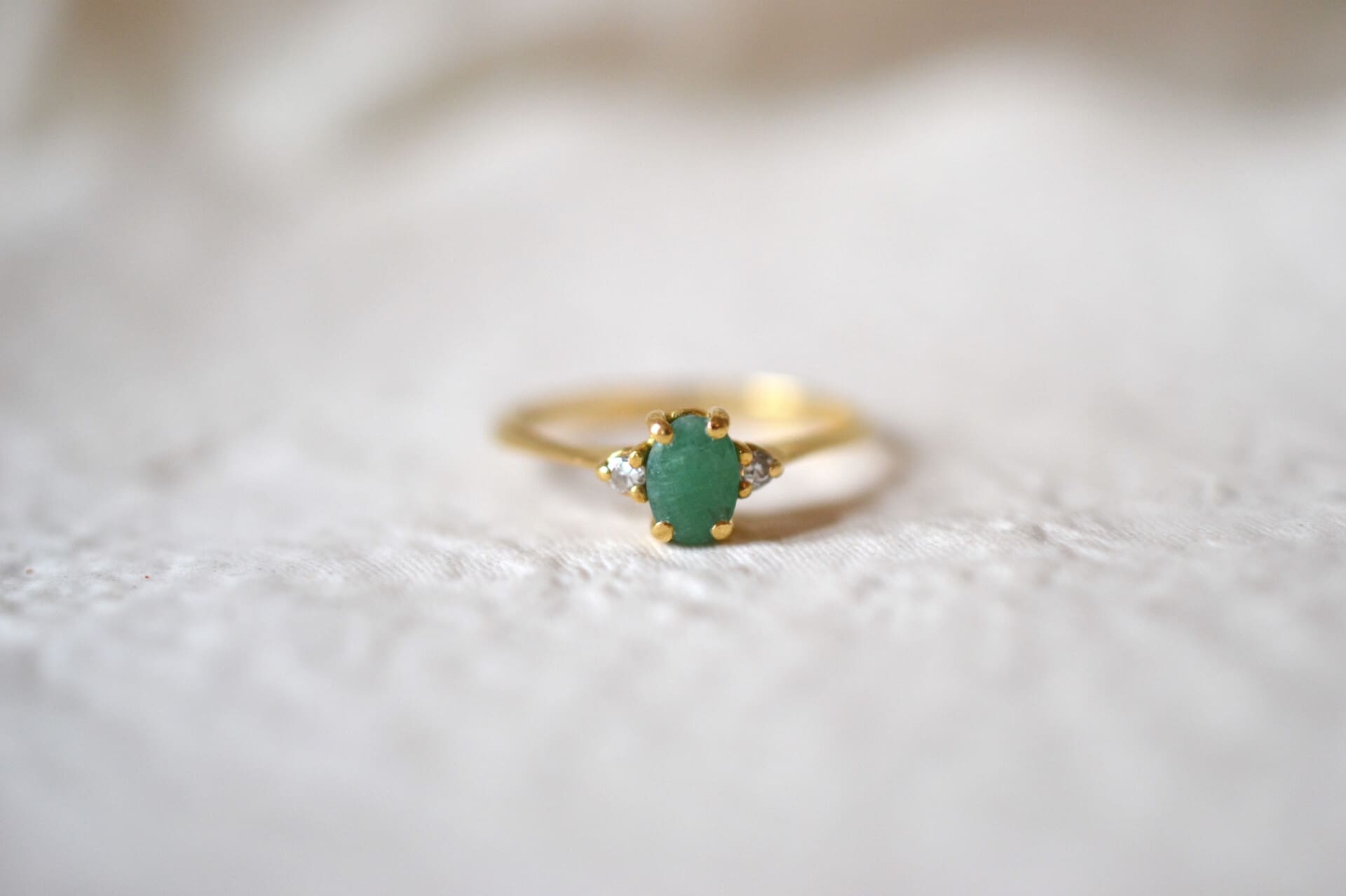 Bague Émeraude et Diamants