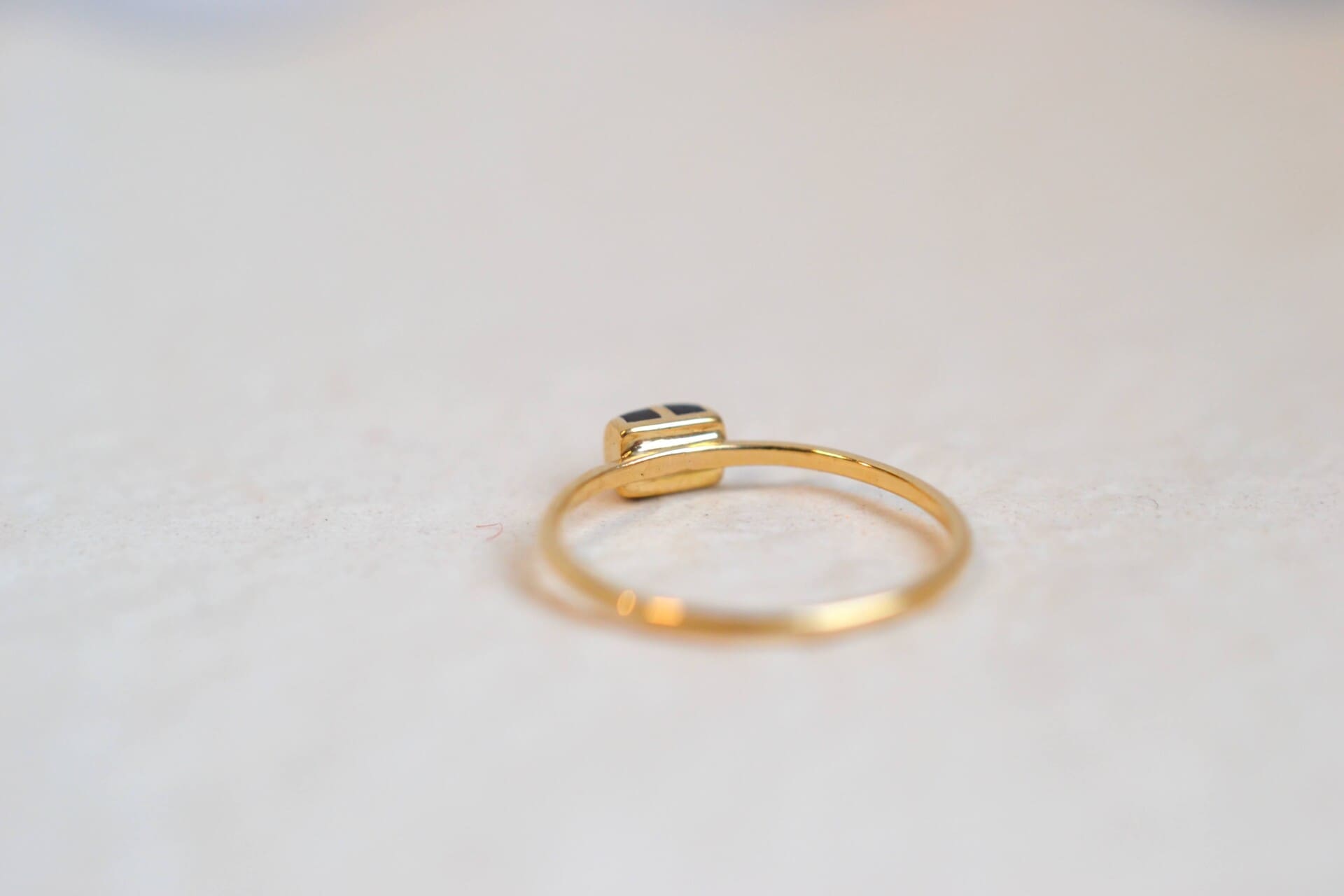 Bague fine Onyx