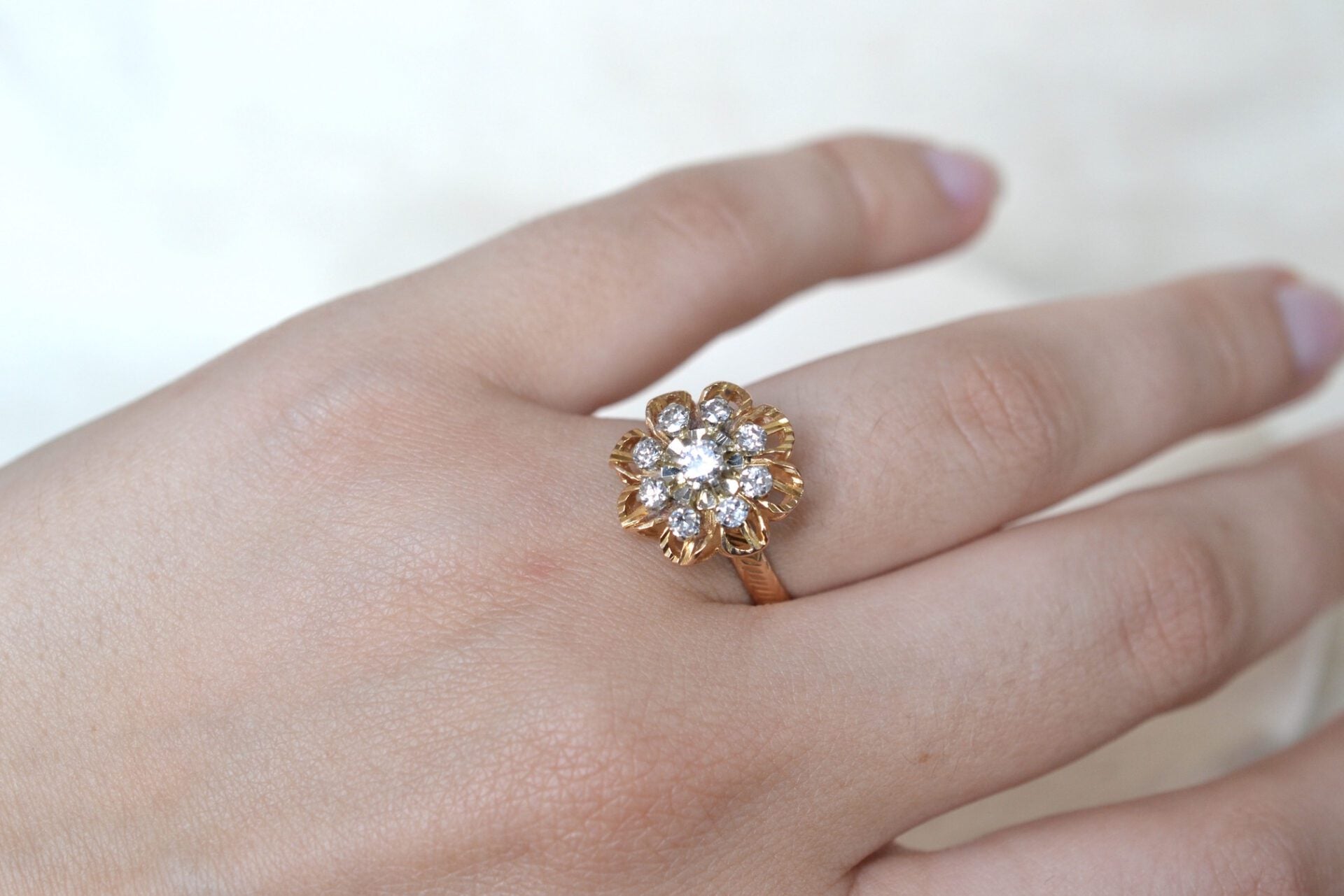 Marguerite Diamants fleur