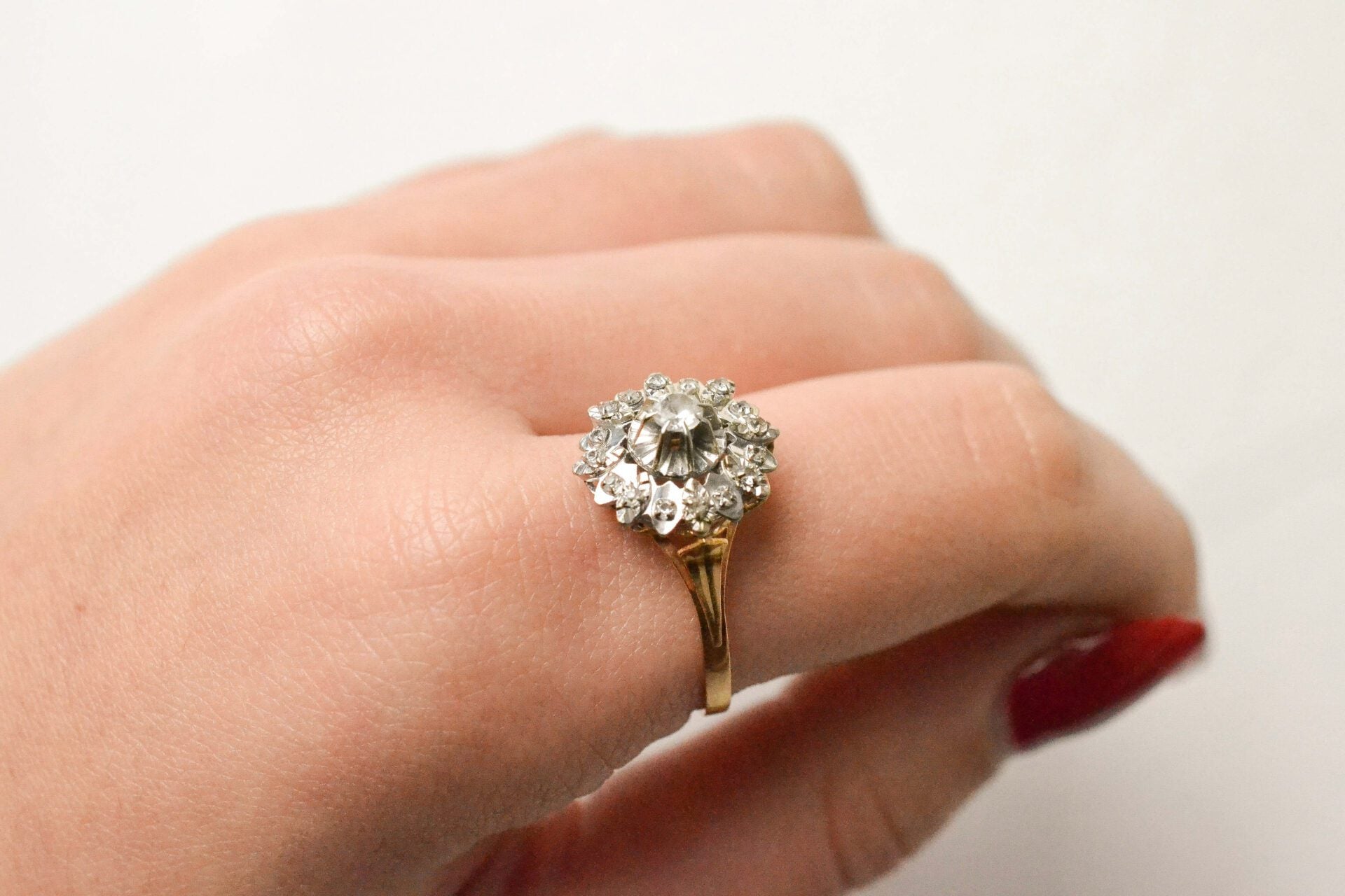 Bague flocon 2 Ors Oxydes