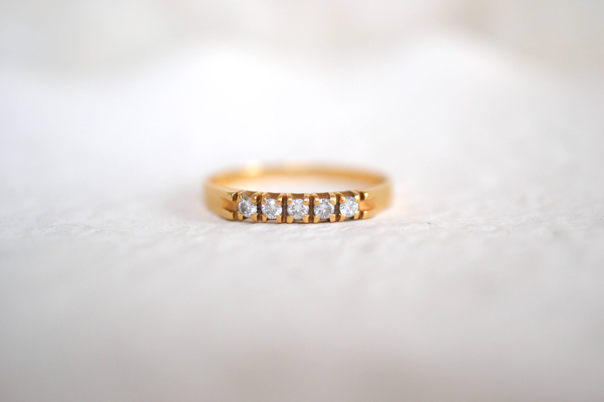 Bague Jarretière Diamants
