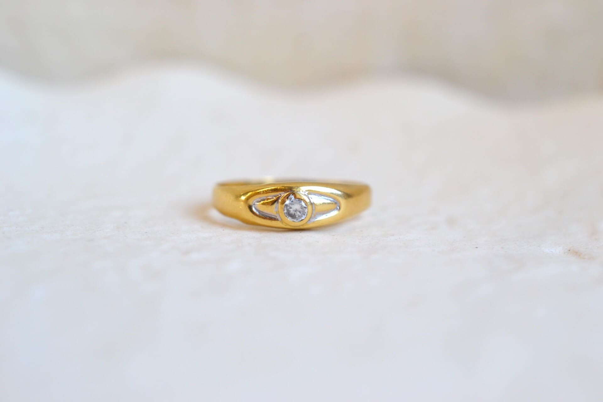 Bague Jonc oxyde