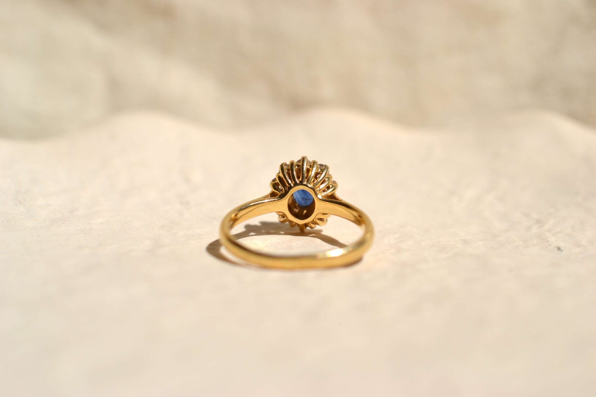 Bague Marguerite pétales Oxydes