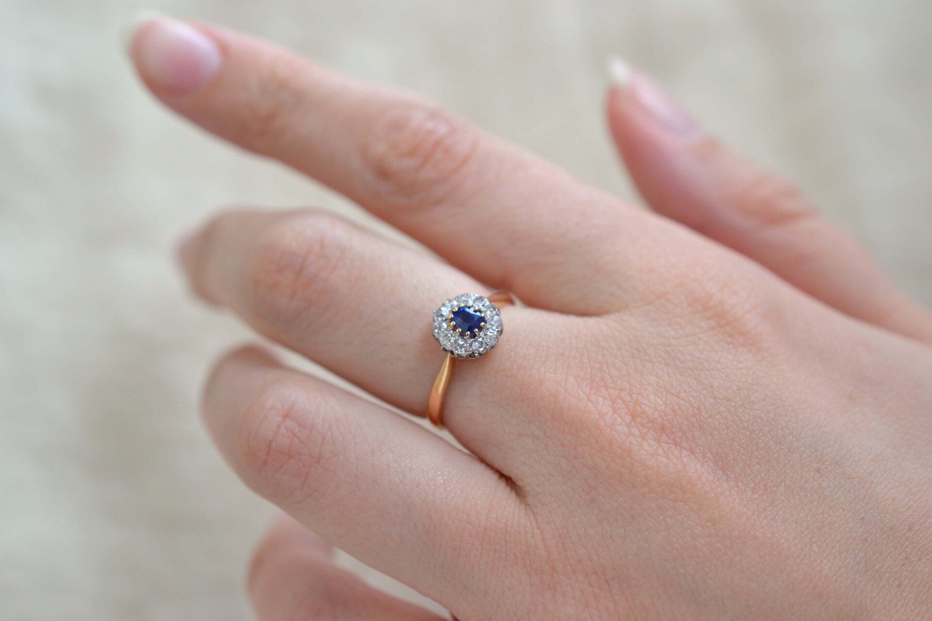Marguerite 2 Ors Saphir Diamants