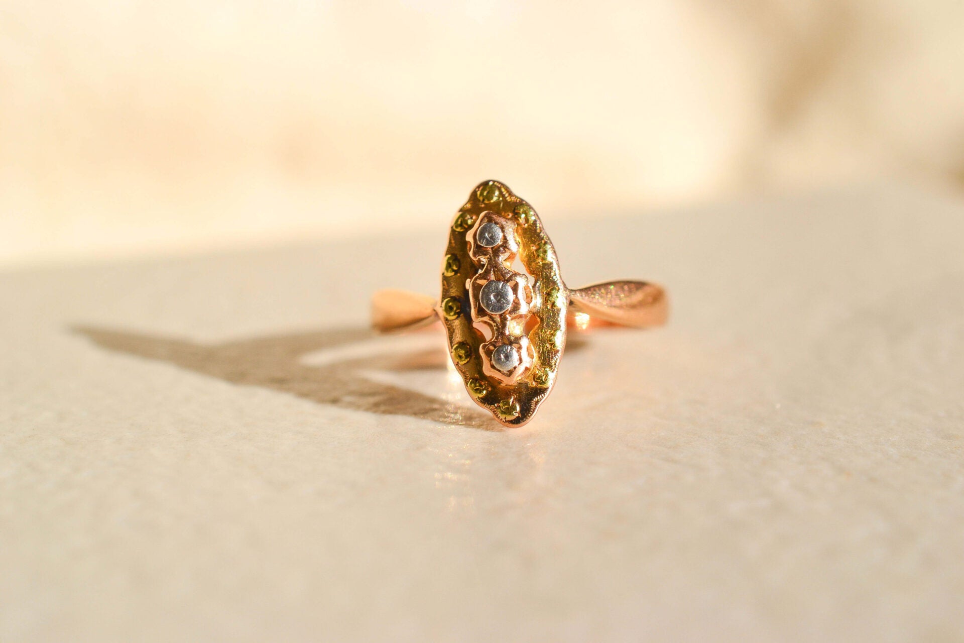 Bague Marquise 3 Ors