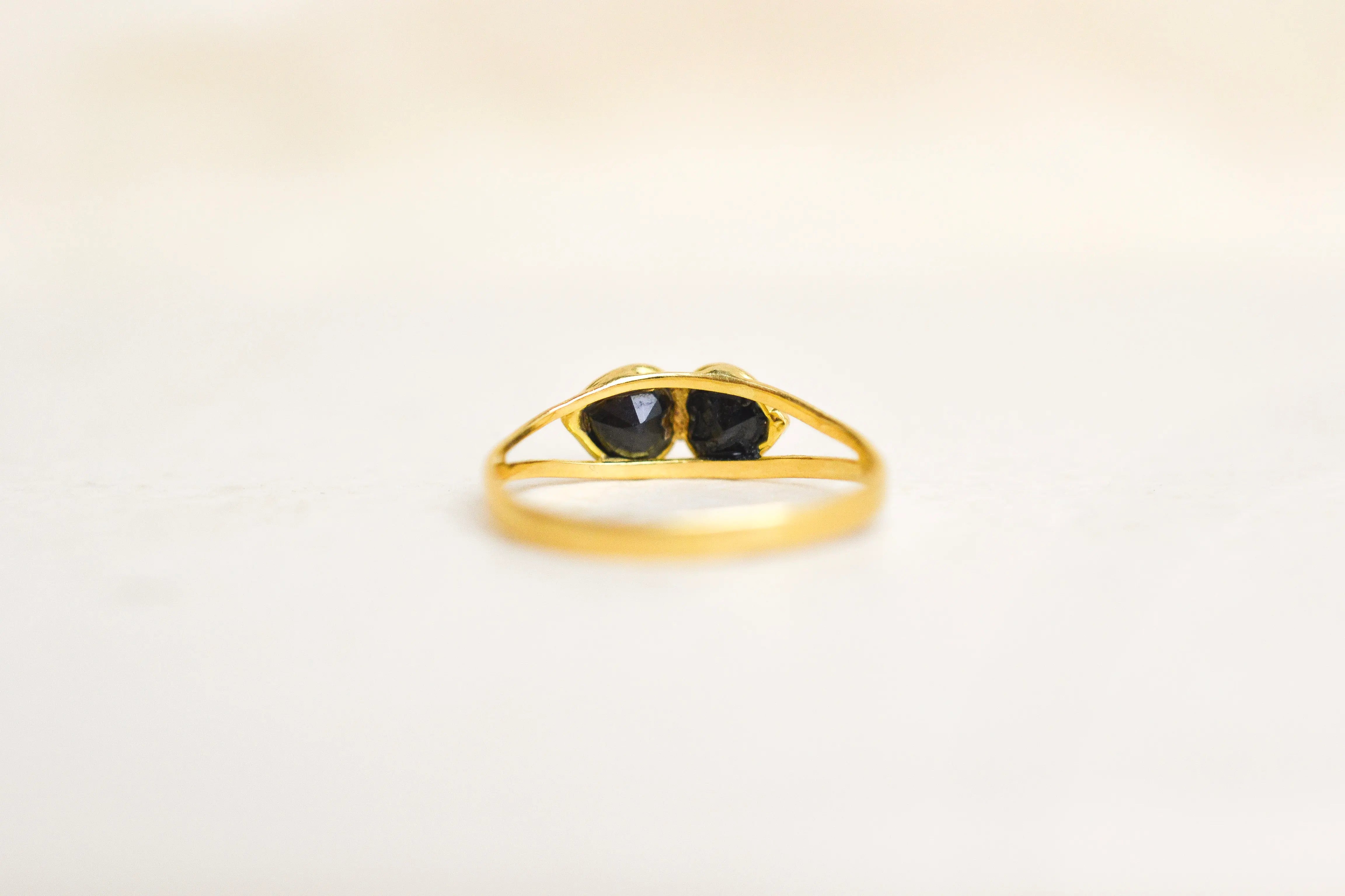 Bague  nœud Mélanite
