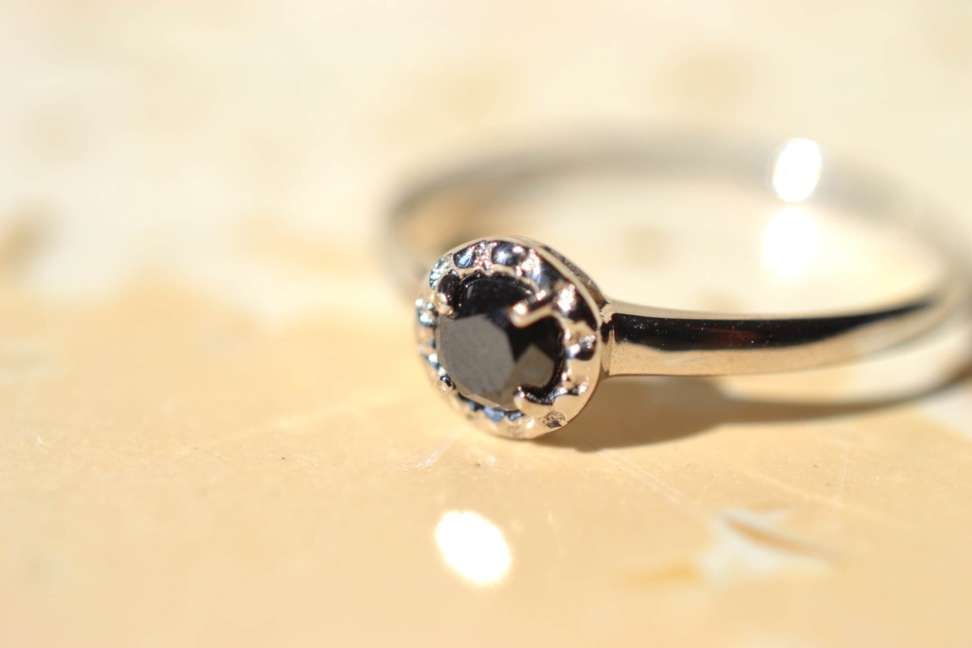 Bague Solitaire Moissanite