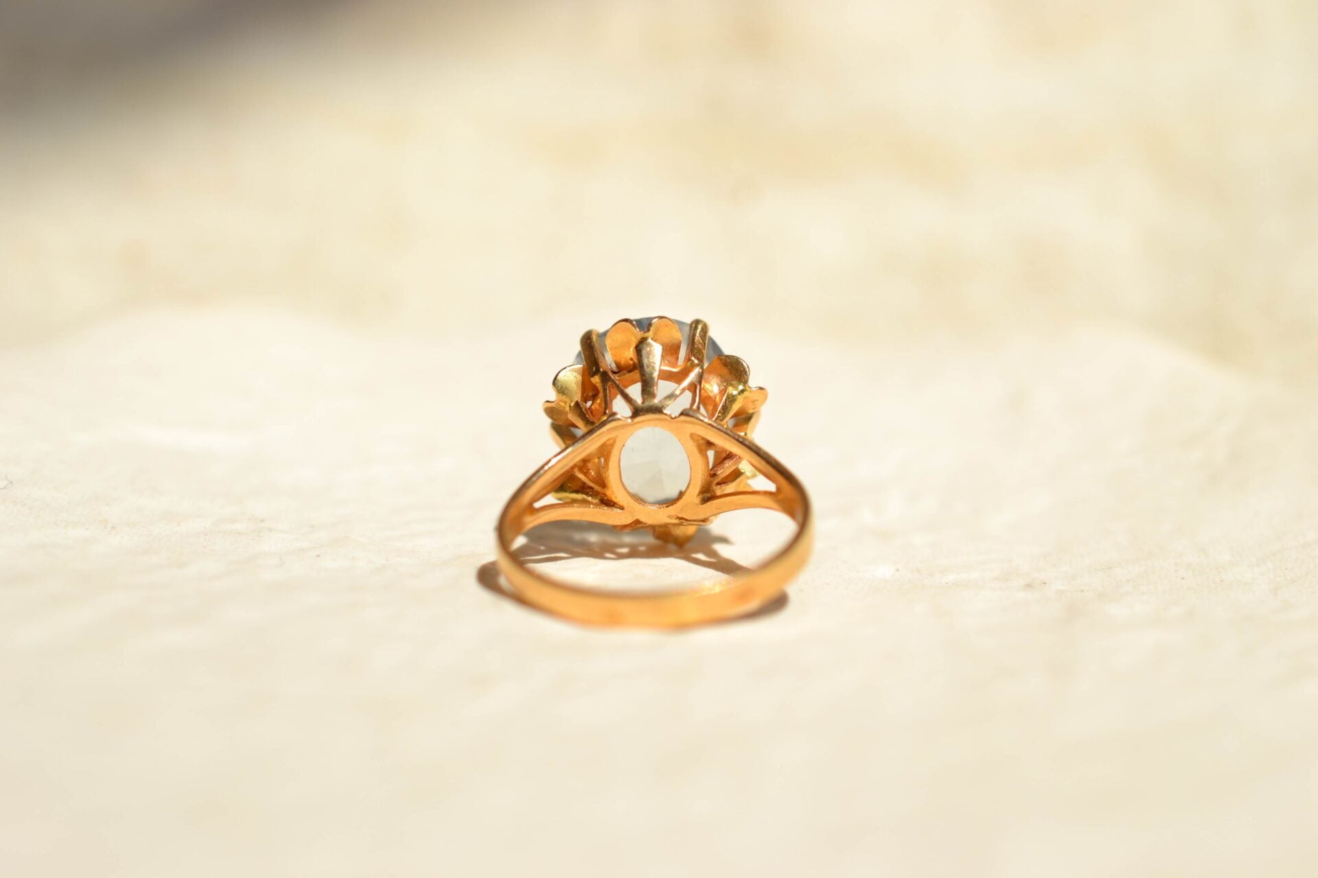 Bague cocktail Spinelle de synthèse