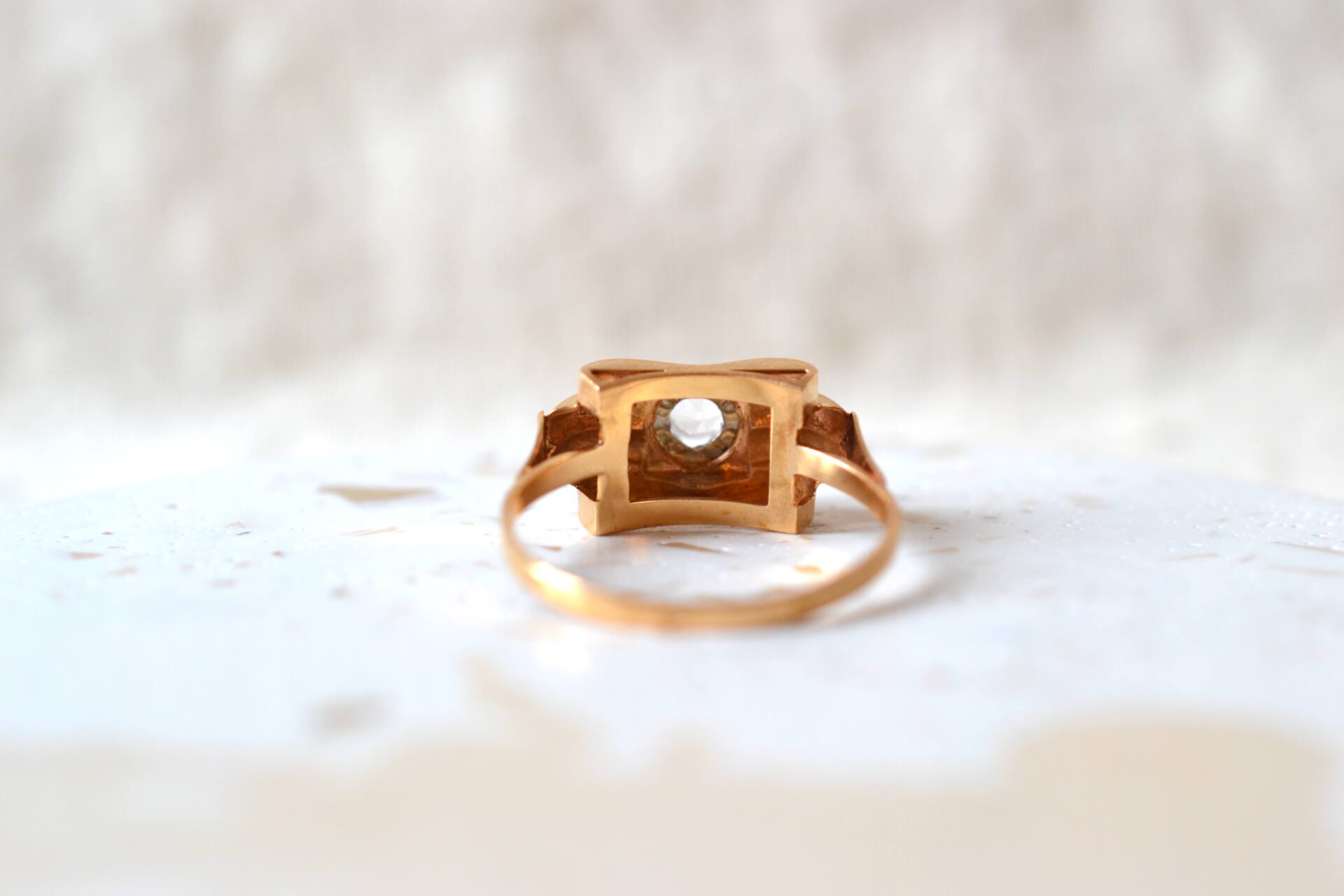 Bague style Tank Oxyde