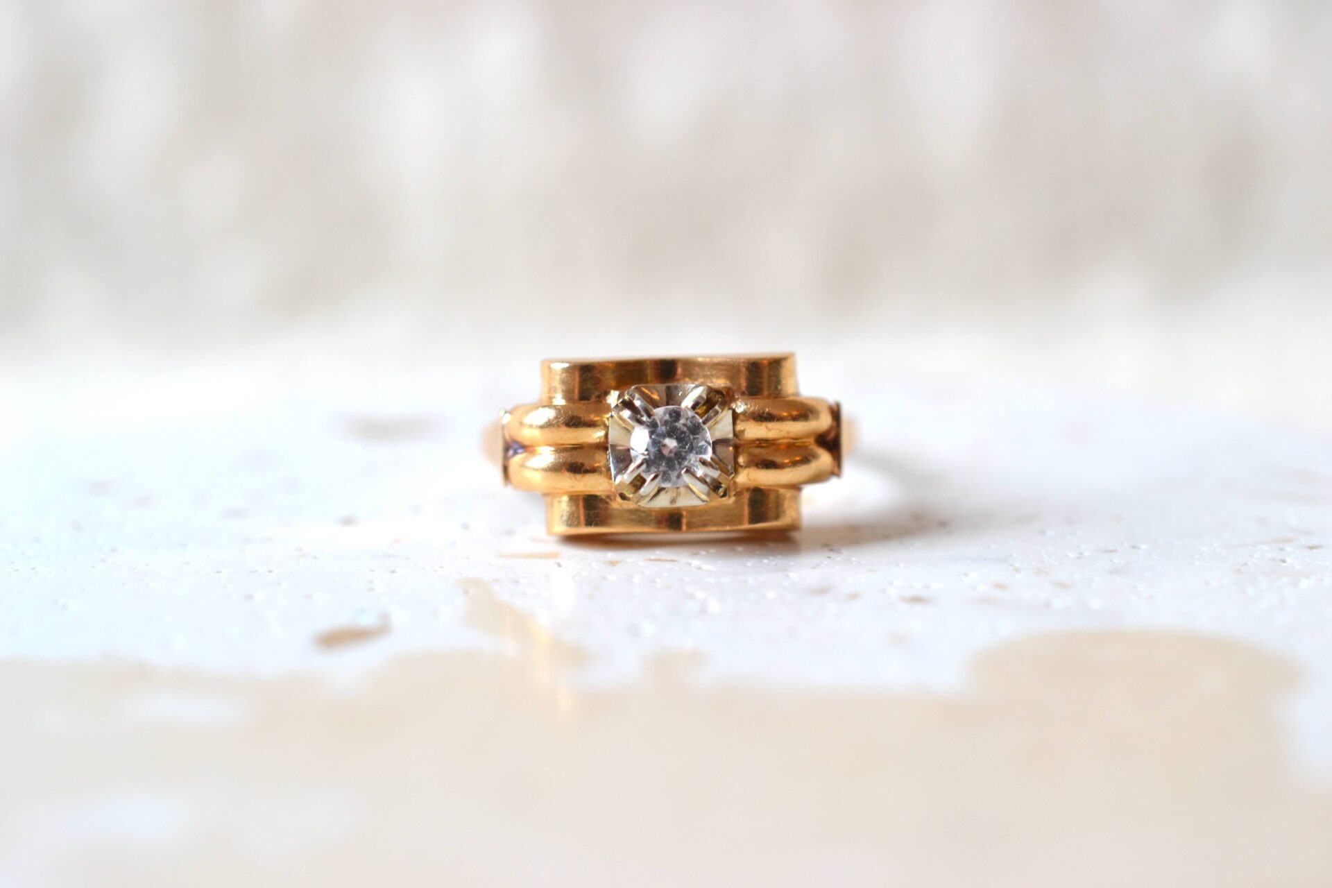 Bague style Tank Oxyde