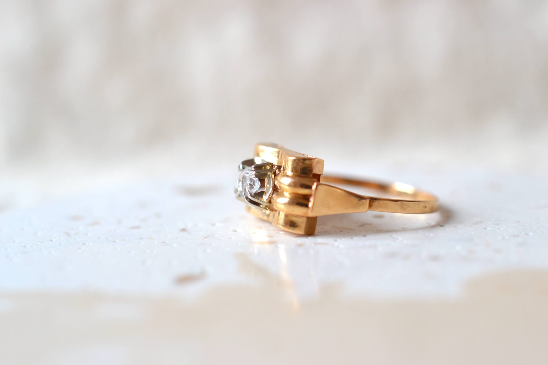 Bague style Tank Oxyde