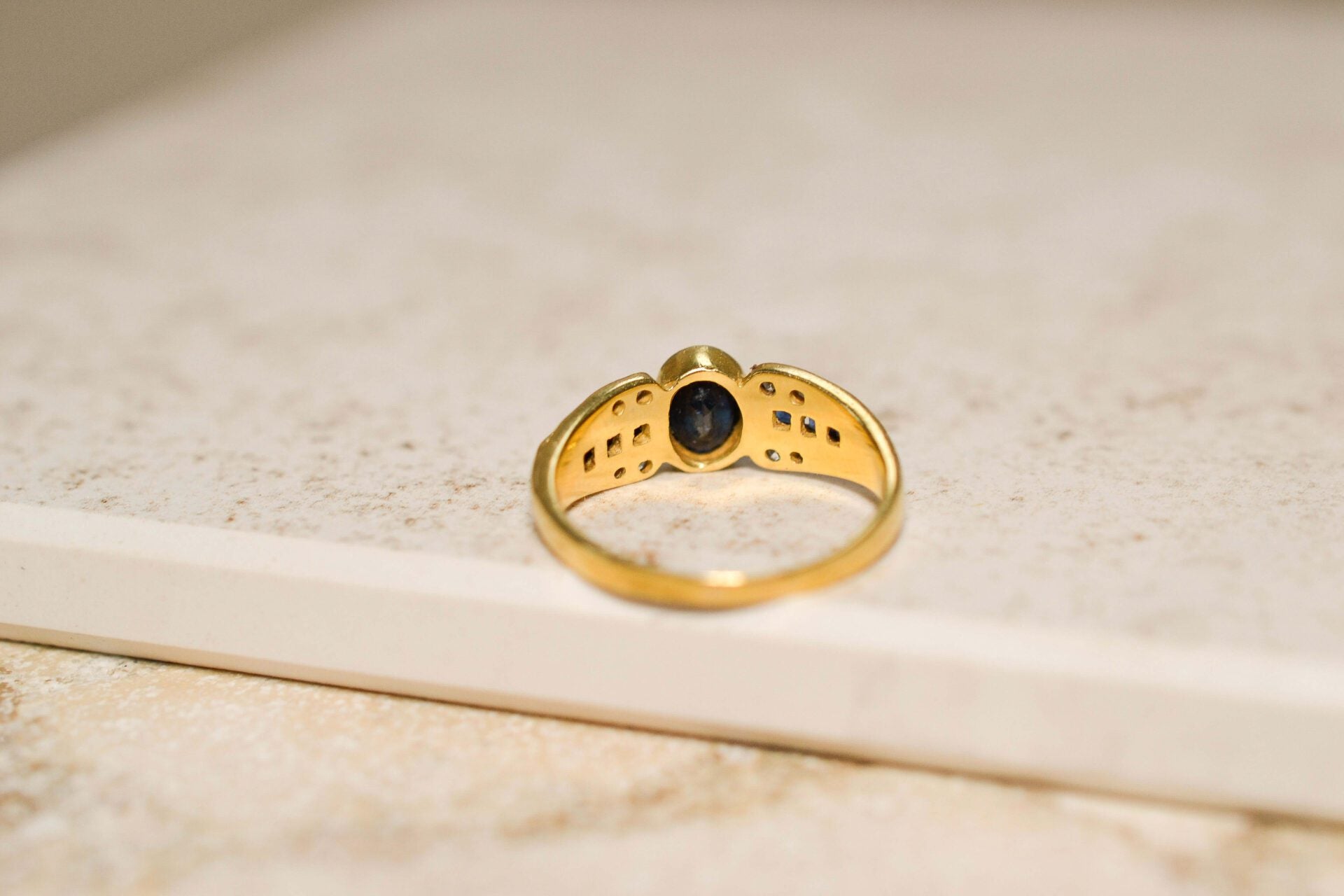 Bague Diadème Saphir et Diamant
