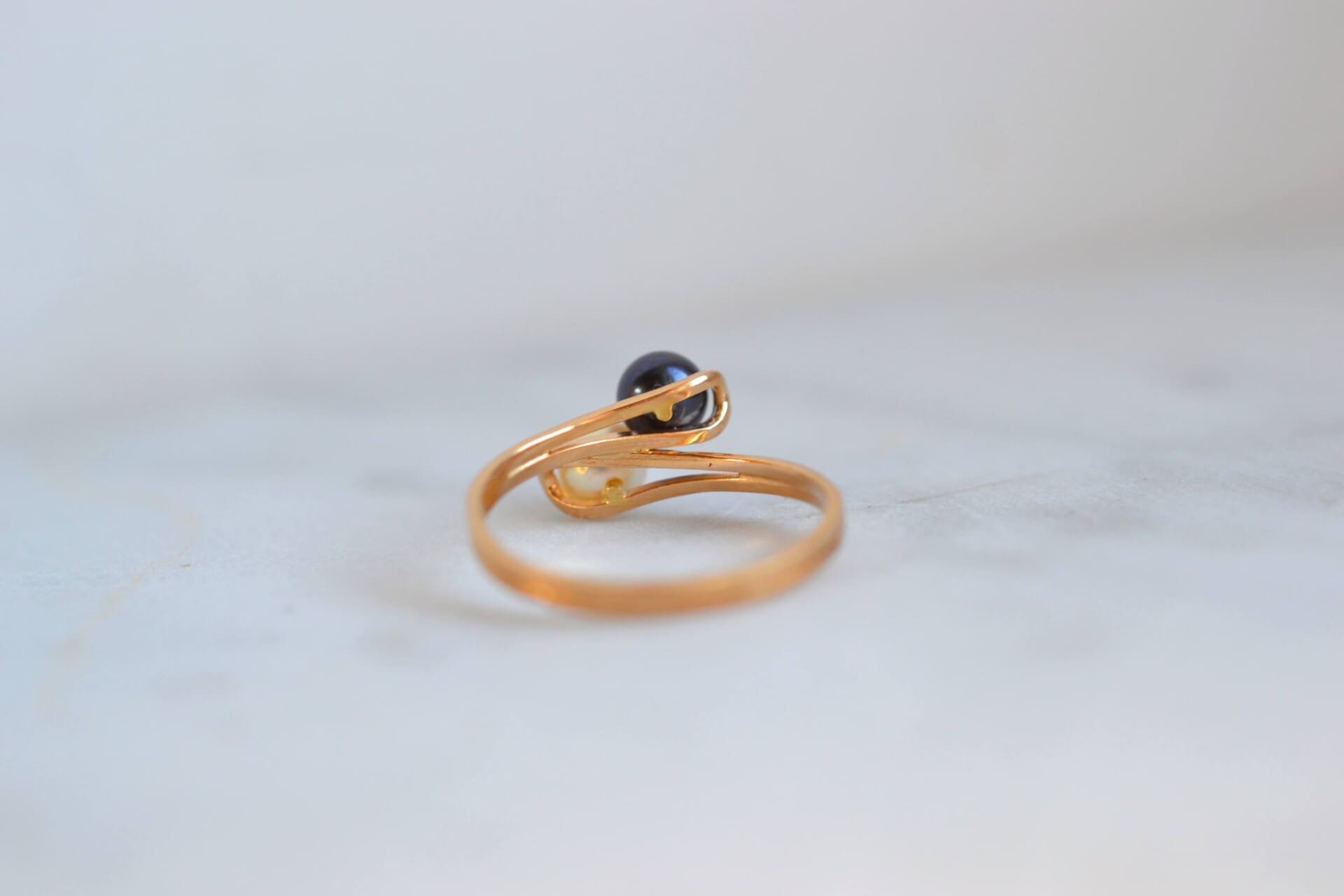 Bague Toi et Moi Perles de culture
