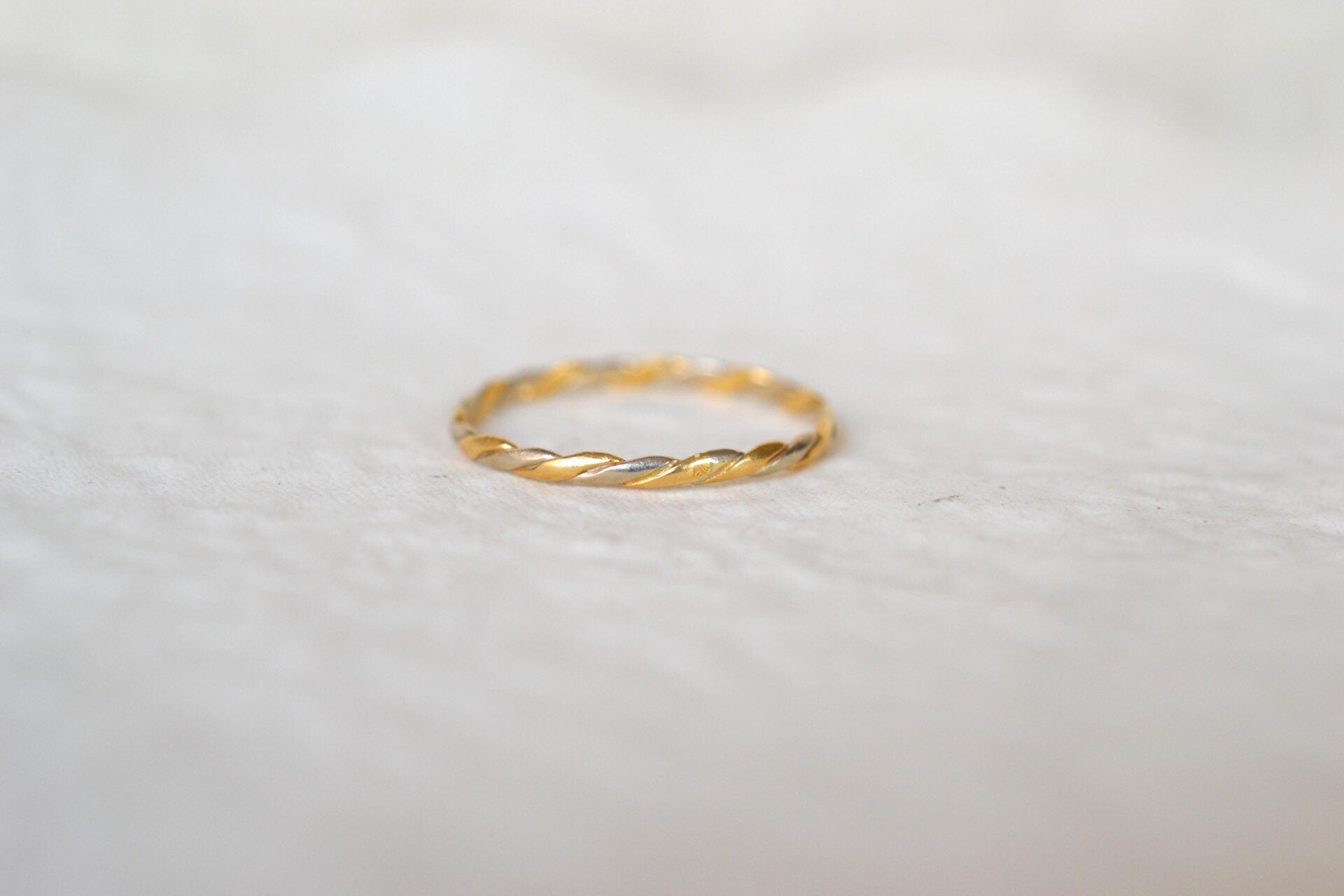 Bague torsadée 2 Ors