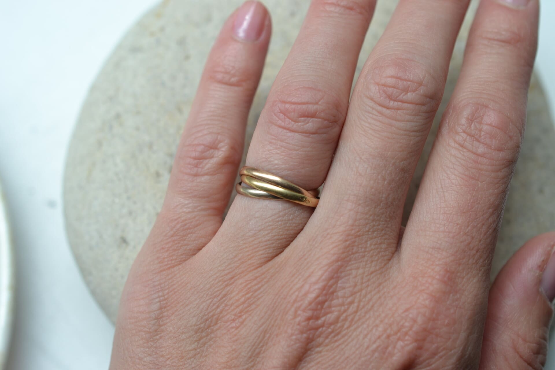 Bague anneaux 3 Ors