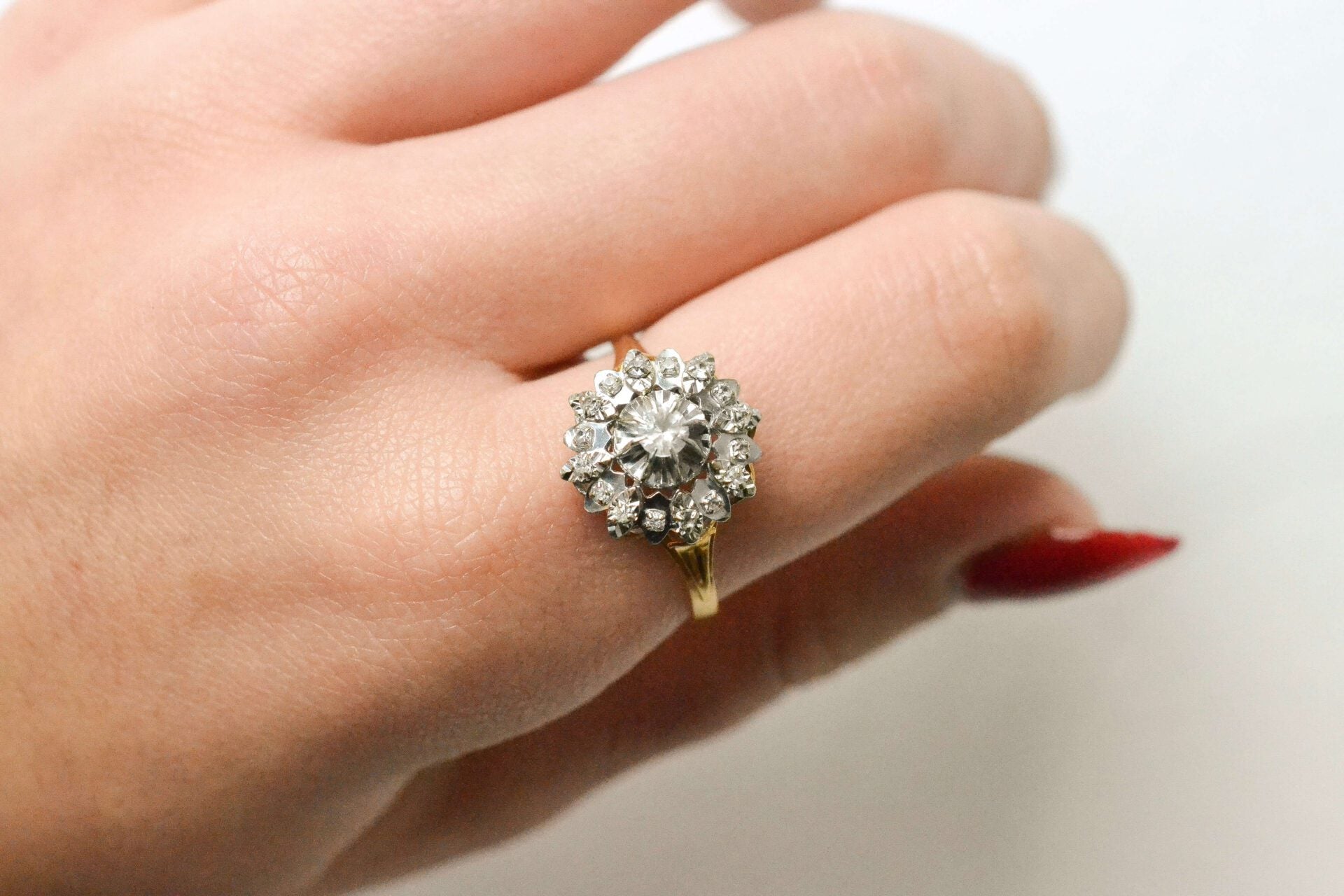 Bague flocon 2 Ors Oxydes