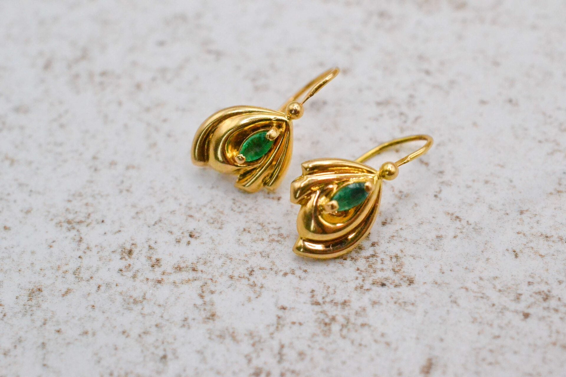 Dormeuses Emeraude marquise