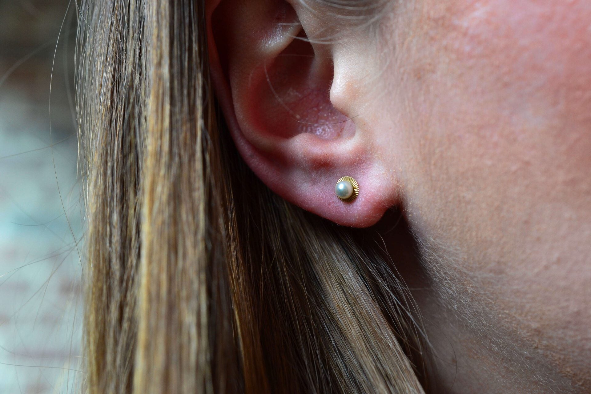 Puces d'oreilles Perles
