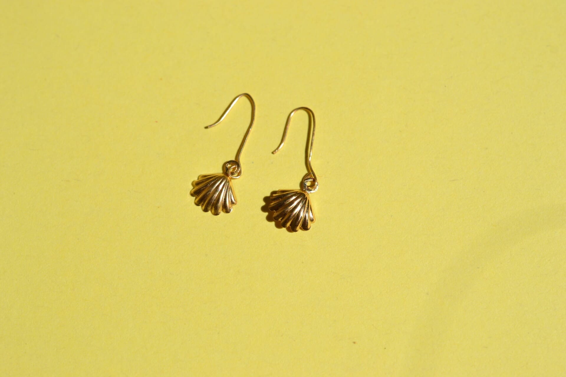 Boucles d'oreilles coquillage Or