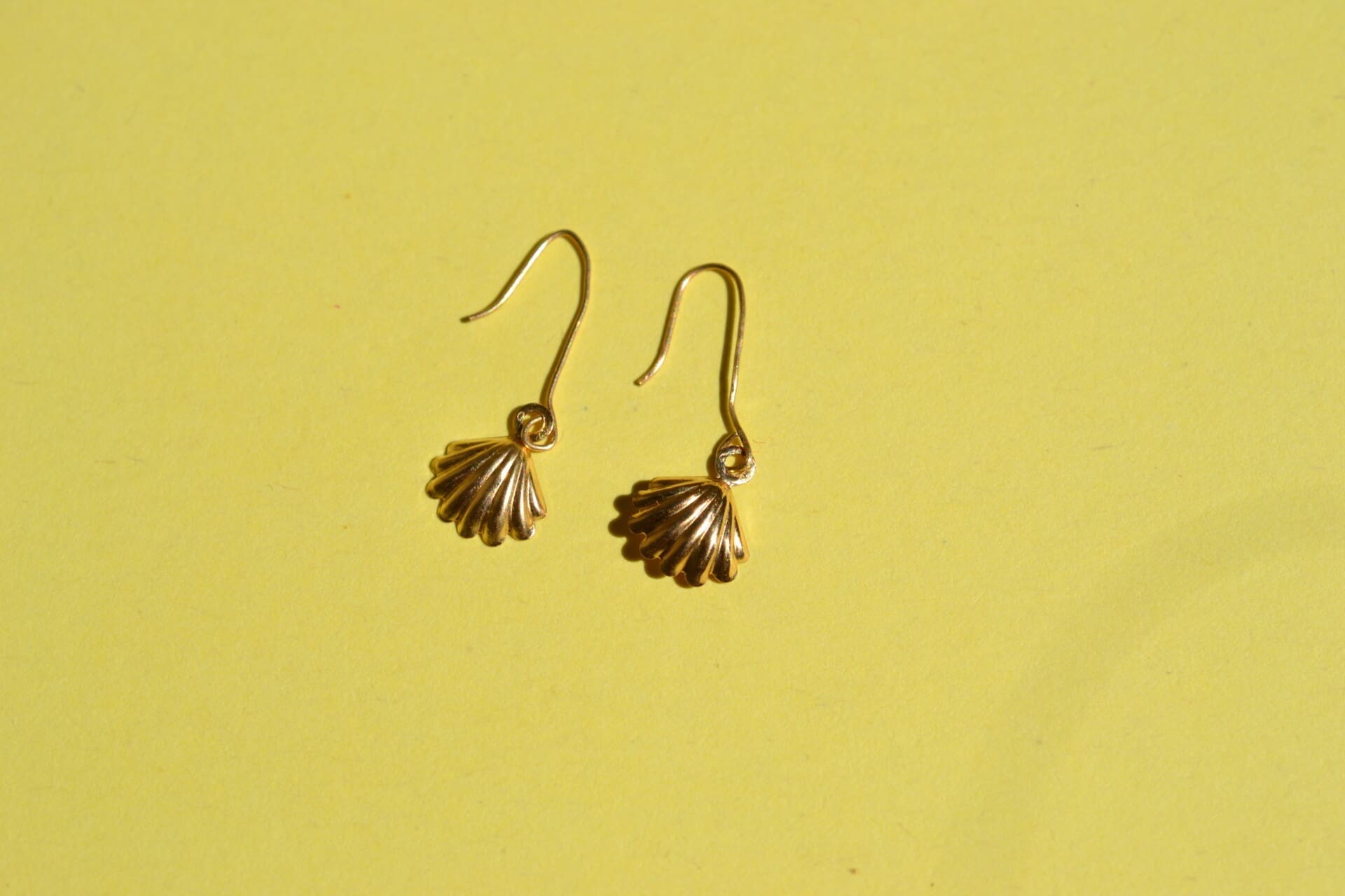 Boucles d'oreilles coquillage Or