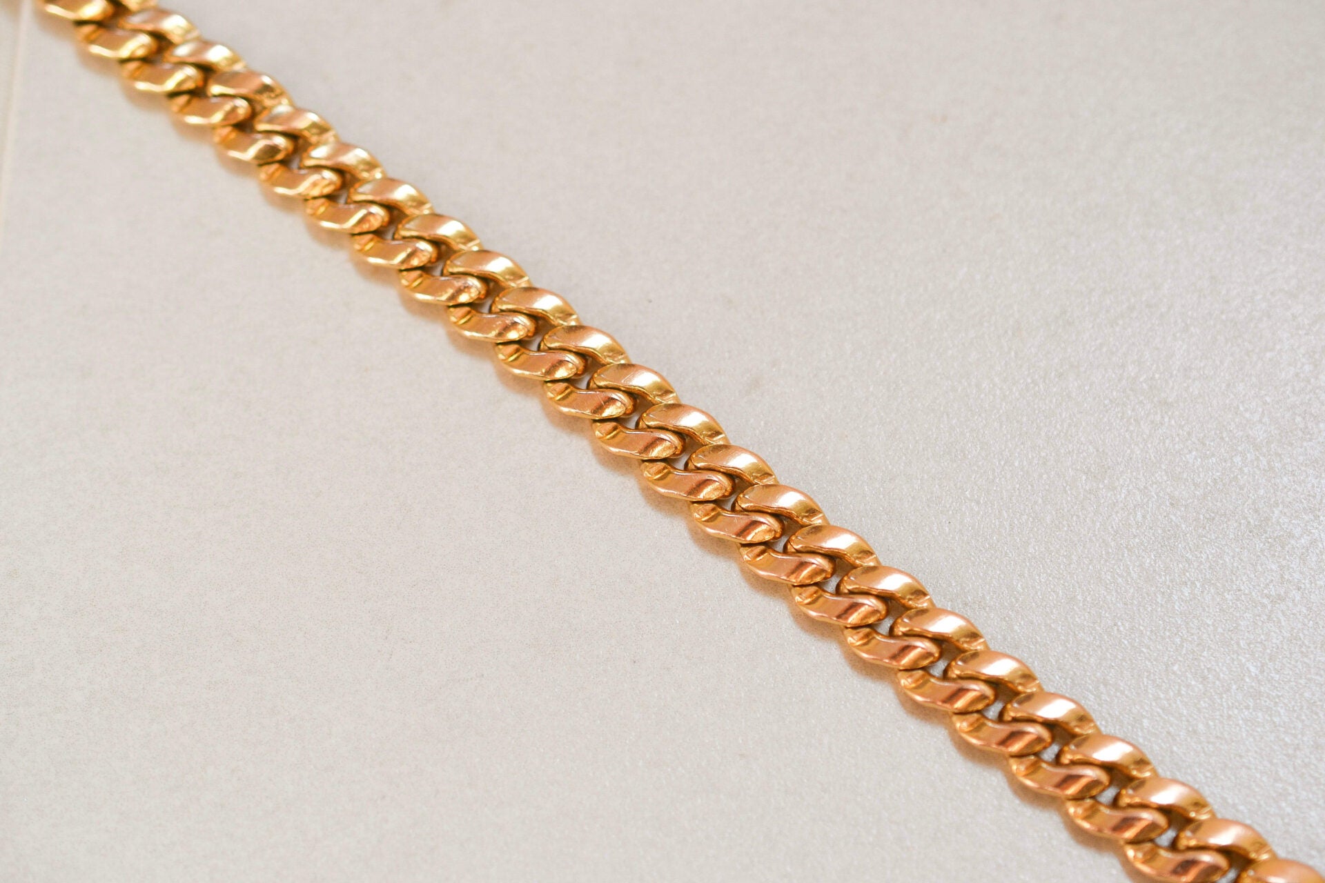 Bracelet maille gourmette