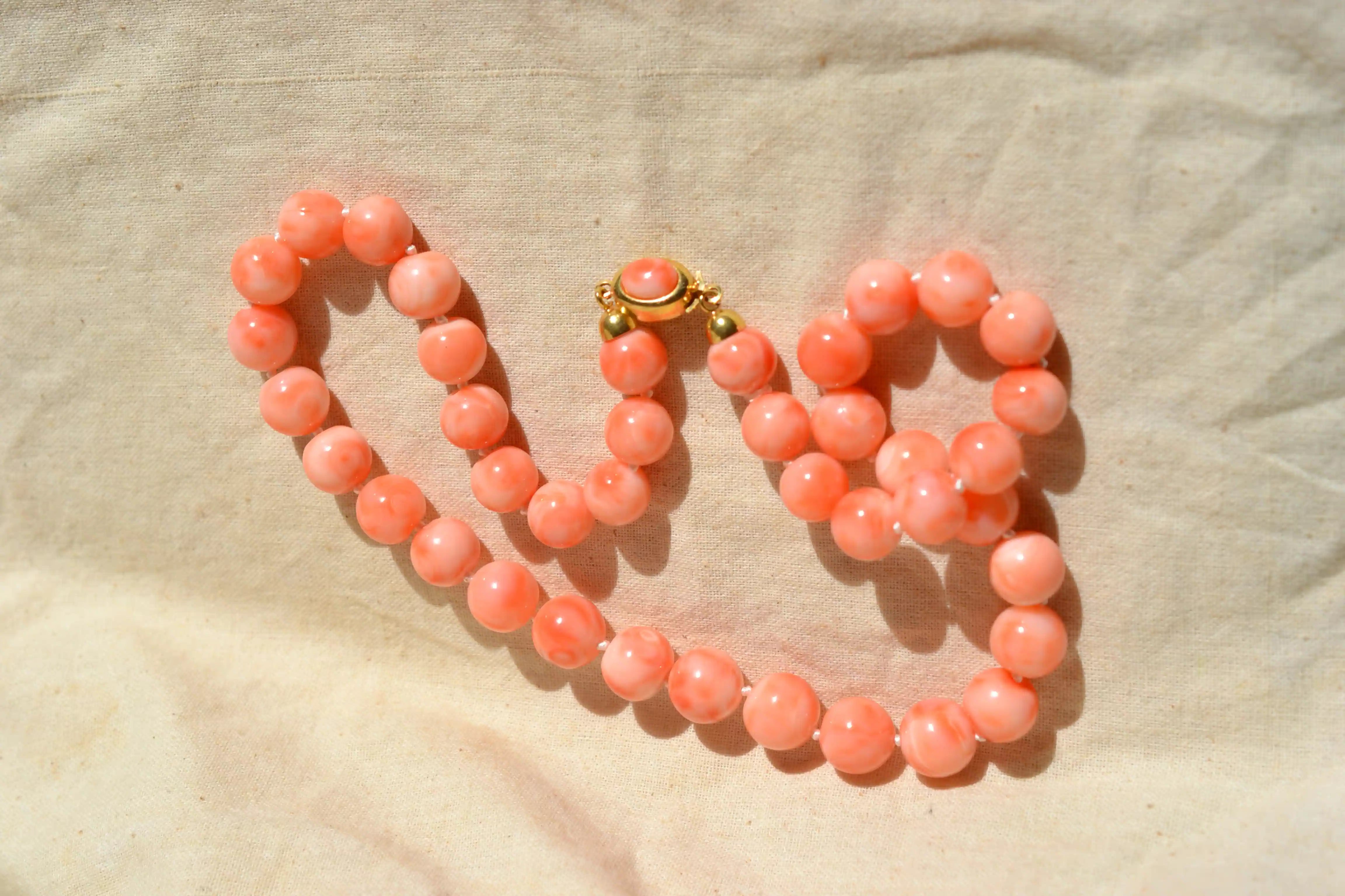 Collier de perles style Corail