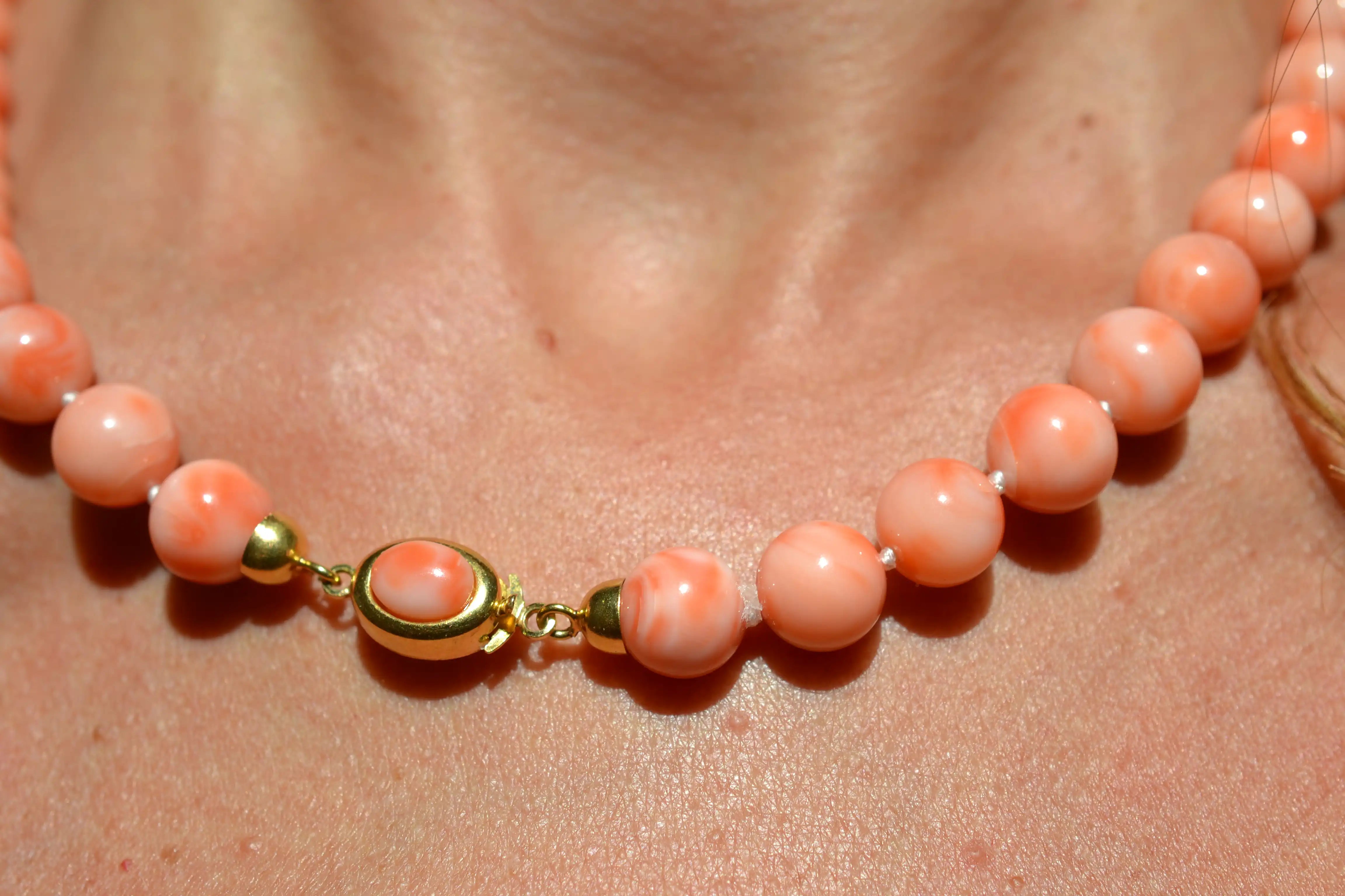 Collier de perles style Corail